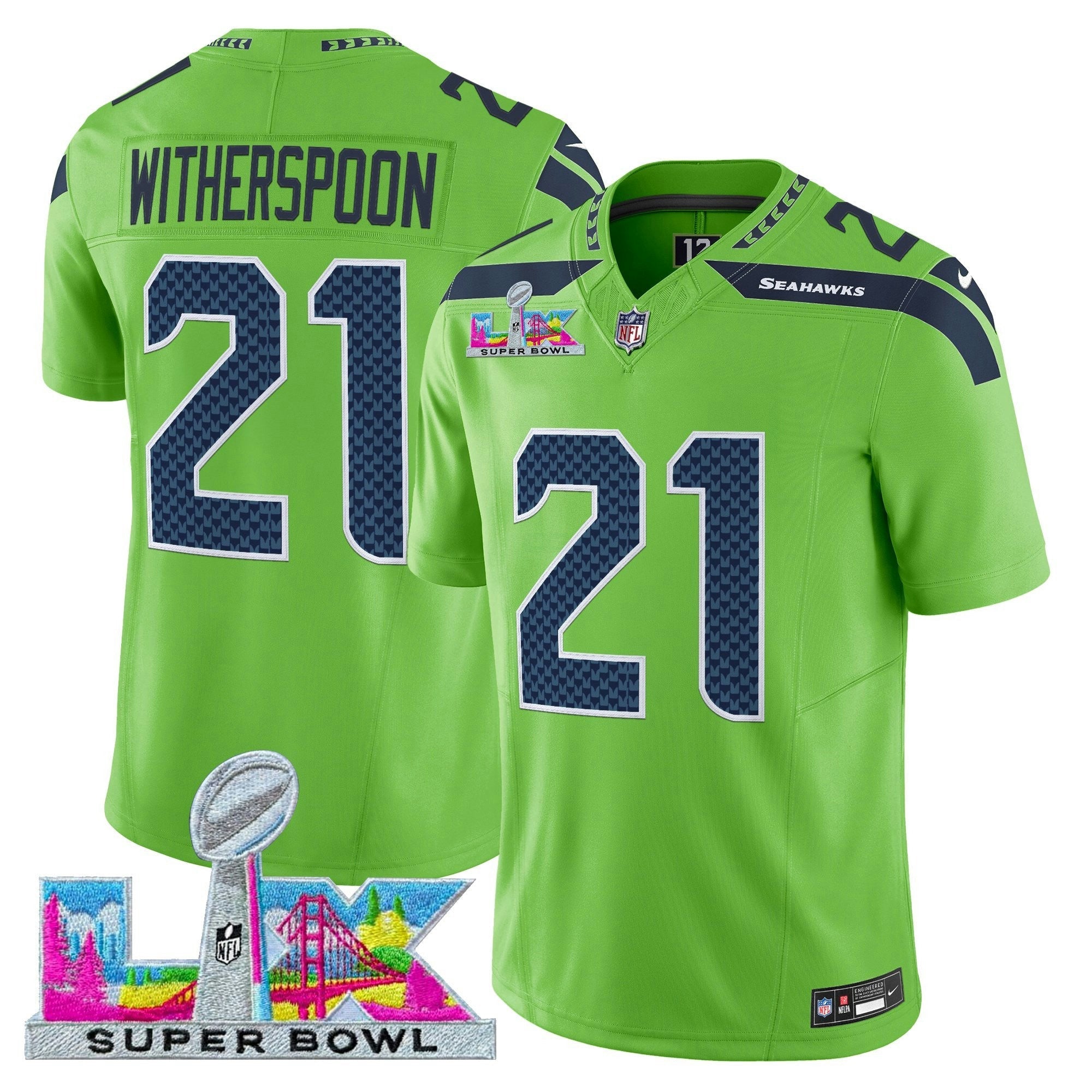 Camisa NFL Men’s Seattle Super Bowl LX Vapor Limited Jersey