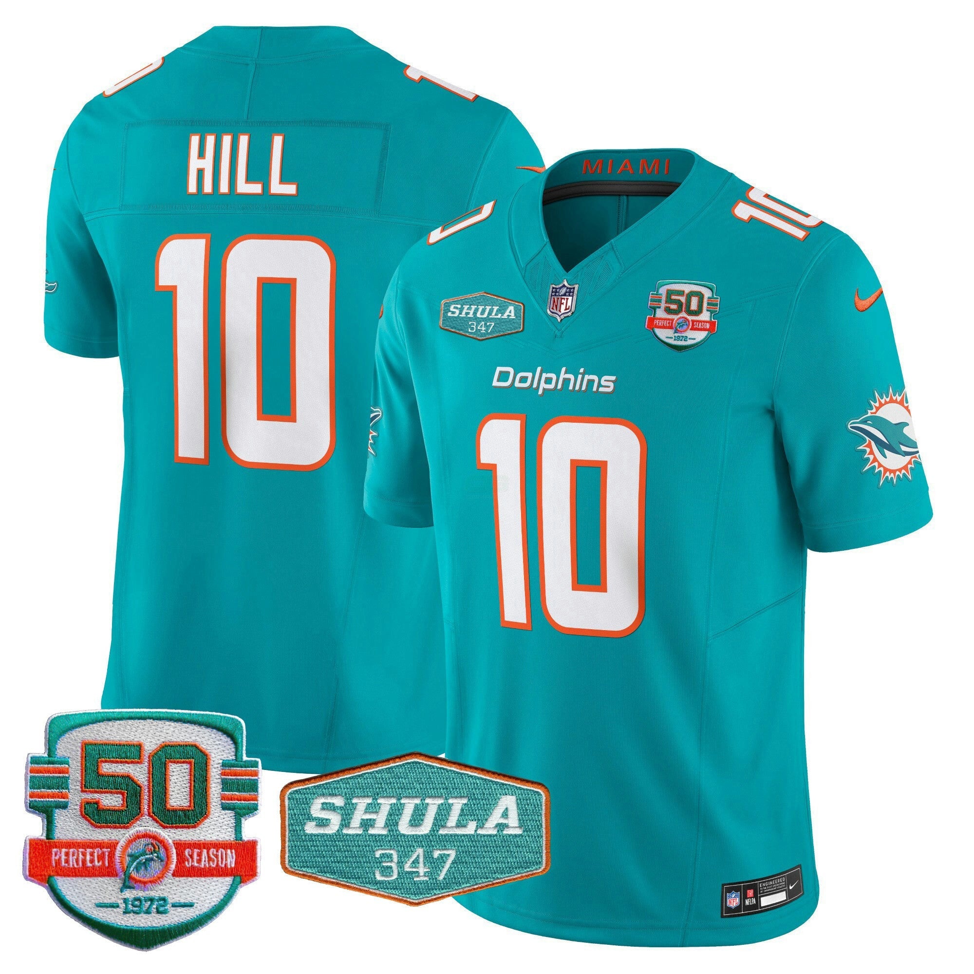 Camisa NFL Men’s Shula 347 Patch Vapor Jersey