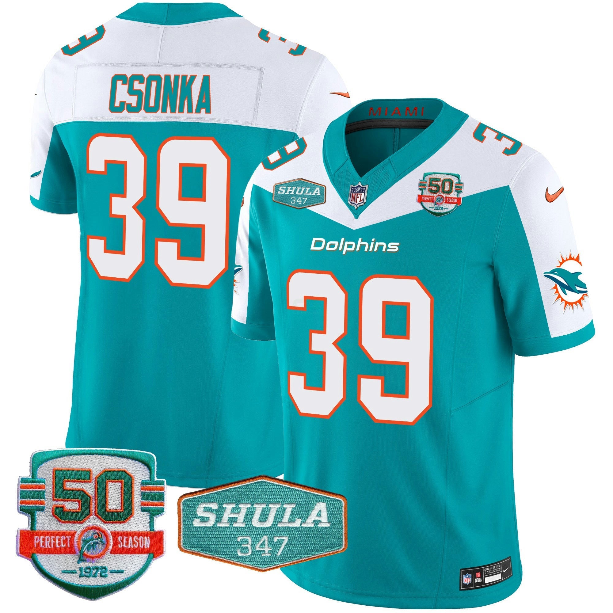 Camisa NFL Men’s Shula 347 Patch Vapor Limited Jersey V2