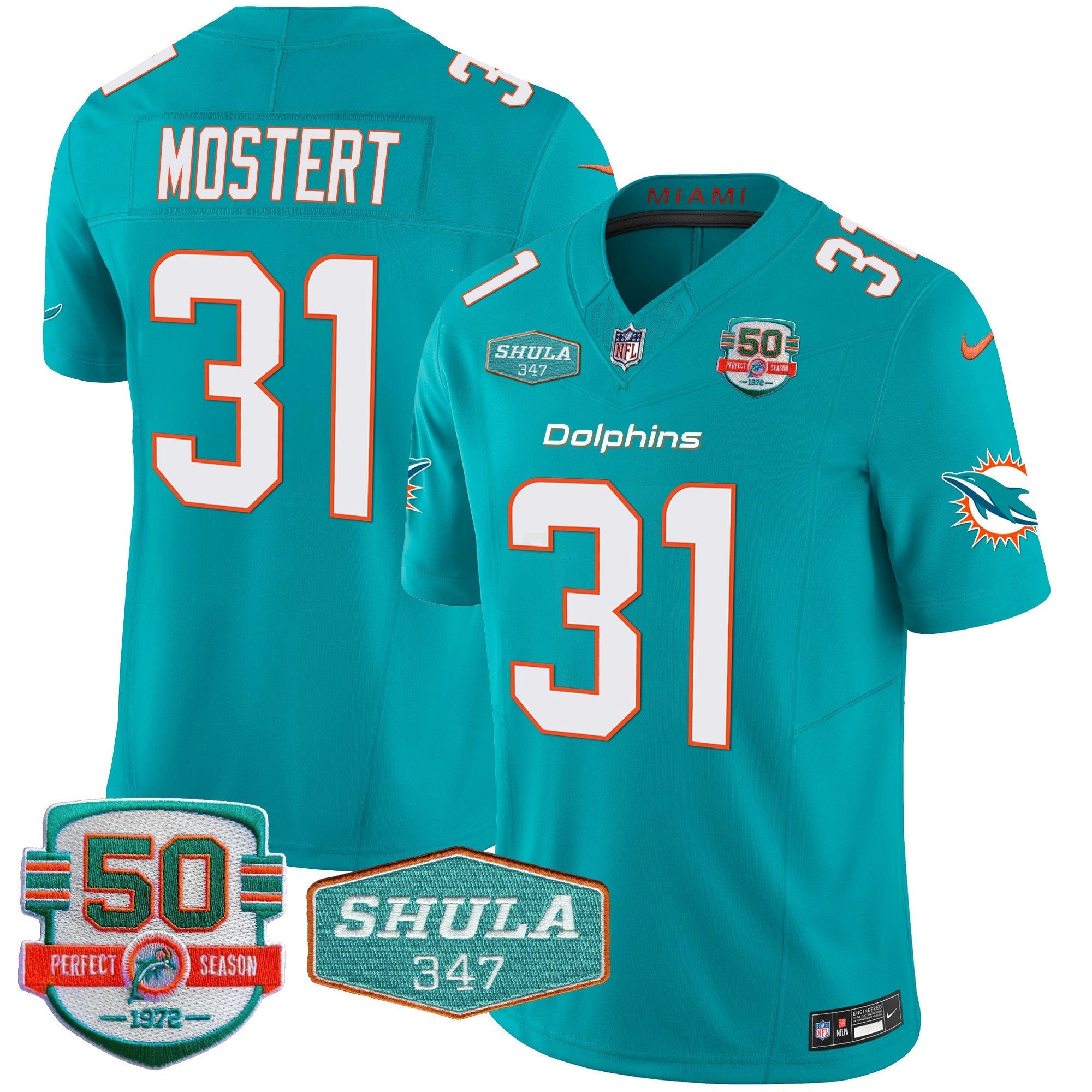 Camisa NFL Men’s Shula 347 Patch Vapor Limited Jersey V2