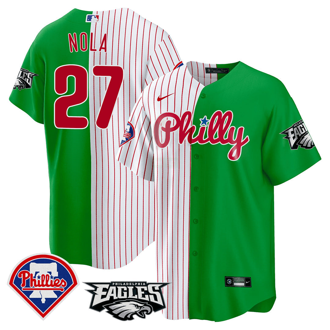Camisa NFL Men’s Split Phillies – Cool Base Jersey - Stripes