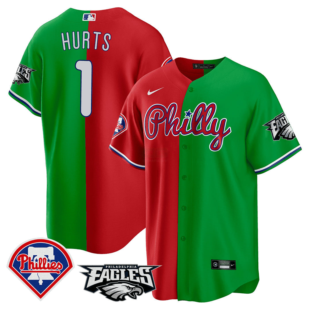Camisa NFL Men’s Split Phillies – Cool Base Jersey - Stripes
