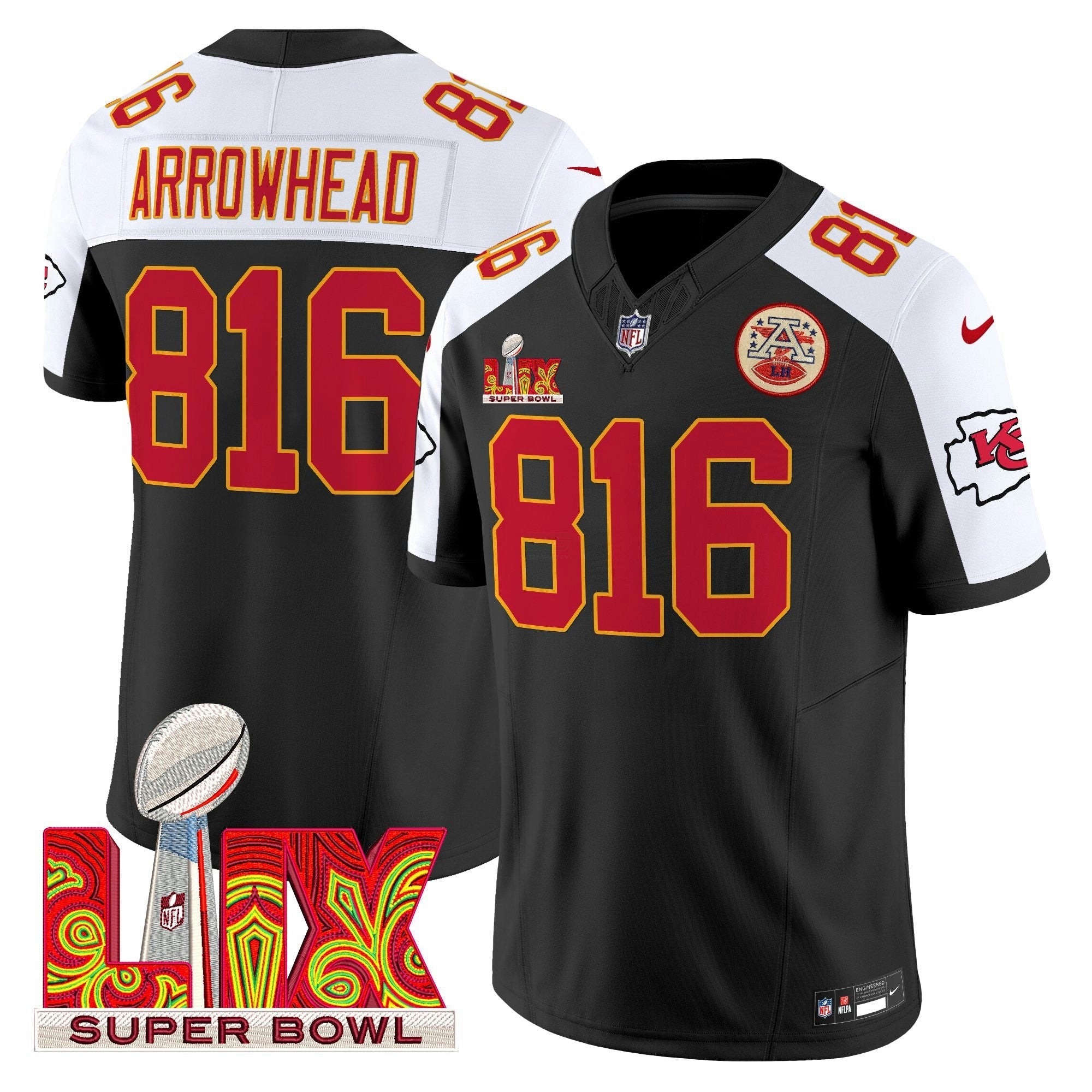 Camisa NFL Men’s Super Bowl LIX Patch Vapor Limited Jersey