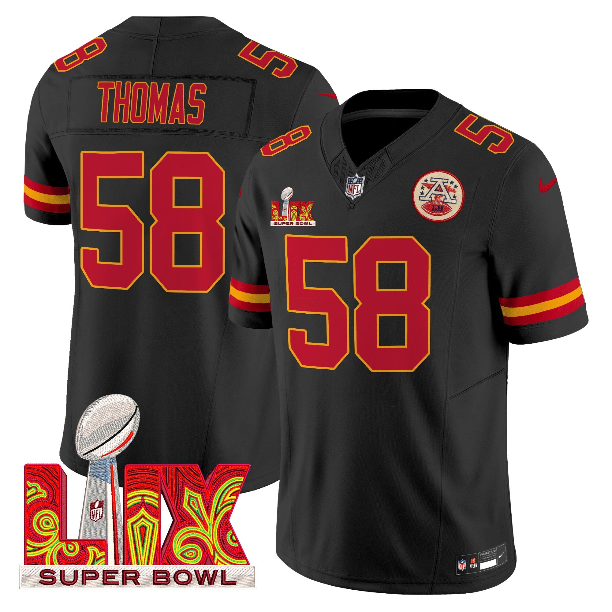 Camisa NFL Men’s Super Bowl LIX Patch Vapor Limited Jersey