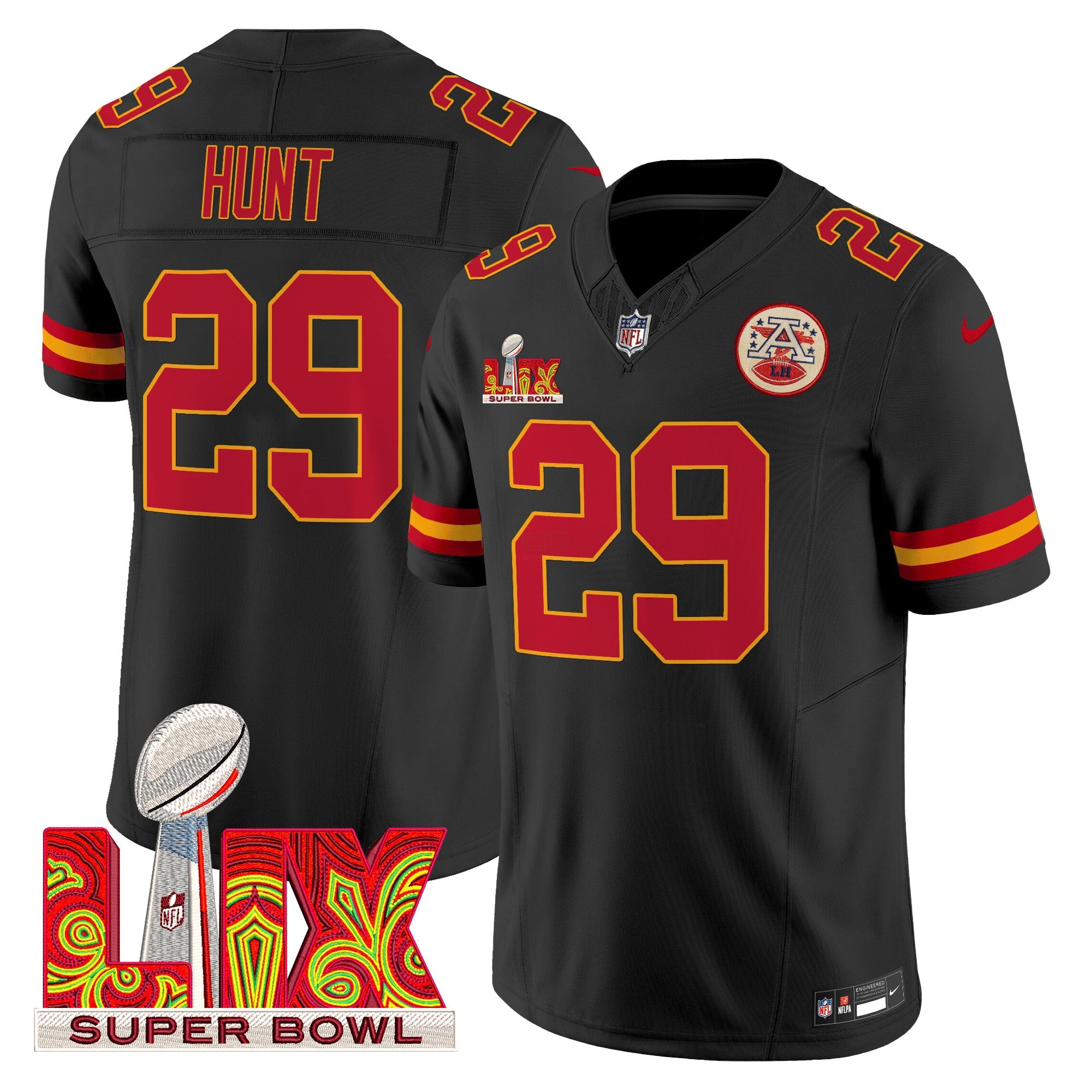 Camisa NFL Men’s Super Bowl LIX Patch Vapor Limited Jersey