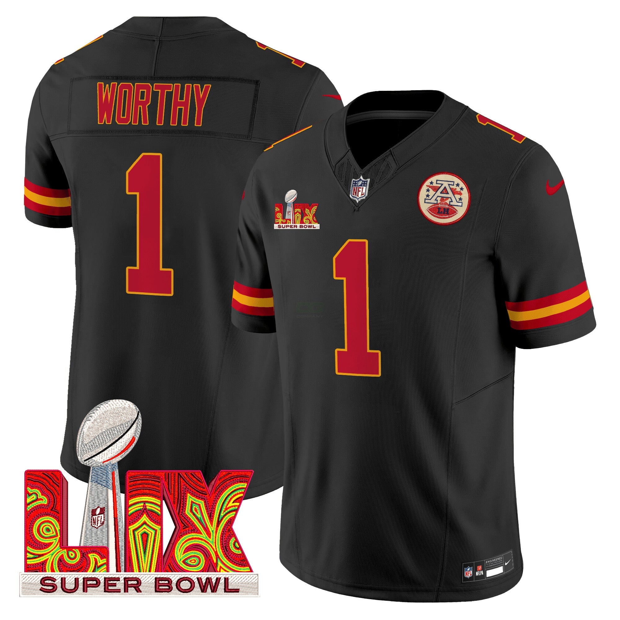Camisa NFL Men’s Super Bowl LIX Patch Vapor Limited Jersey