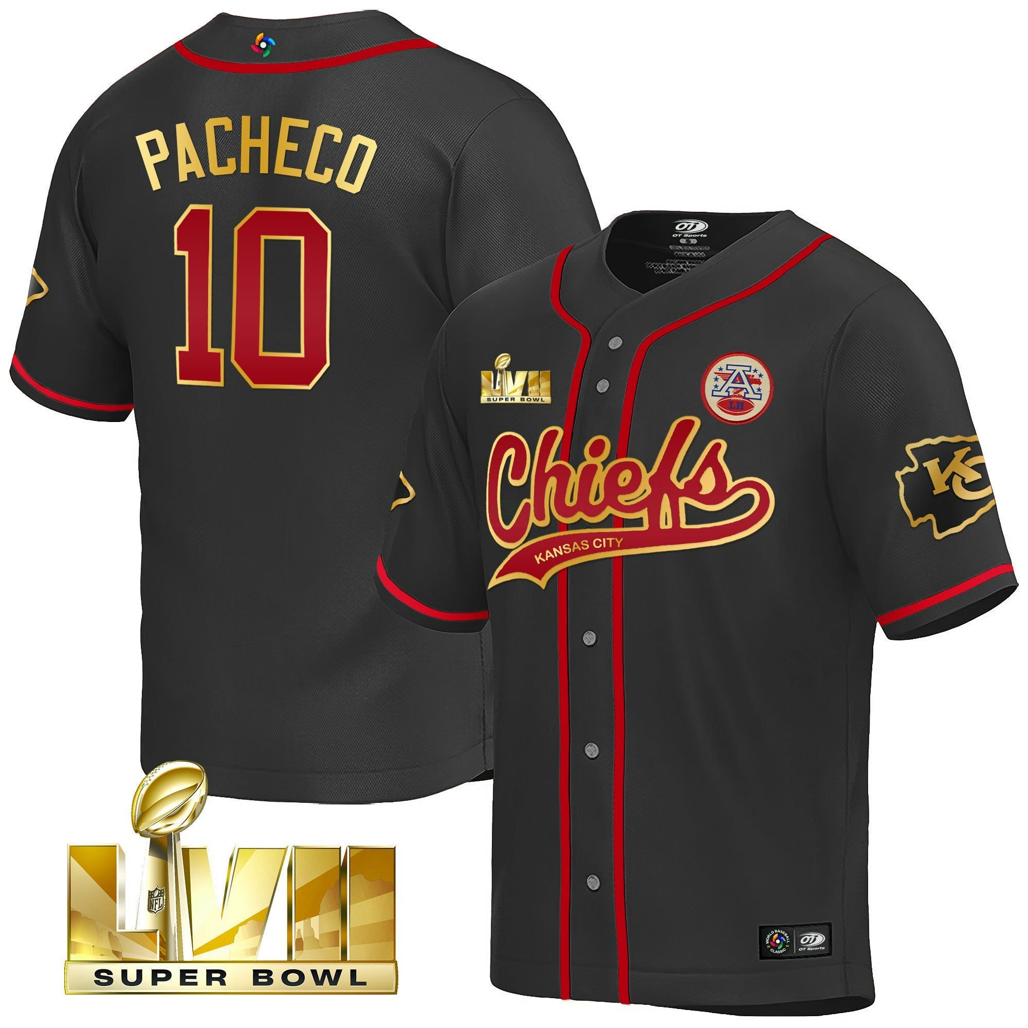 Camisa NFL Men’s Super Bowl LVII 2023 World Baseball Classic Jersey V2