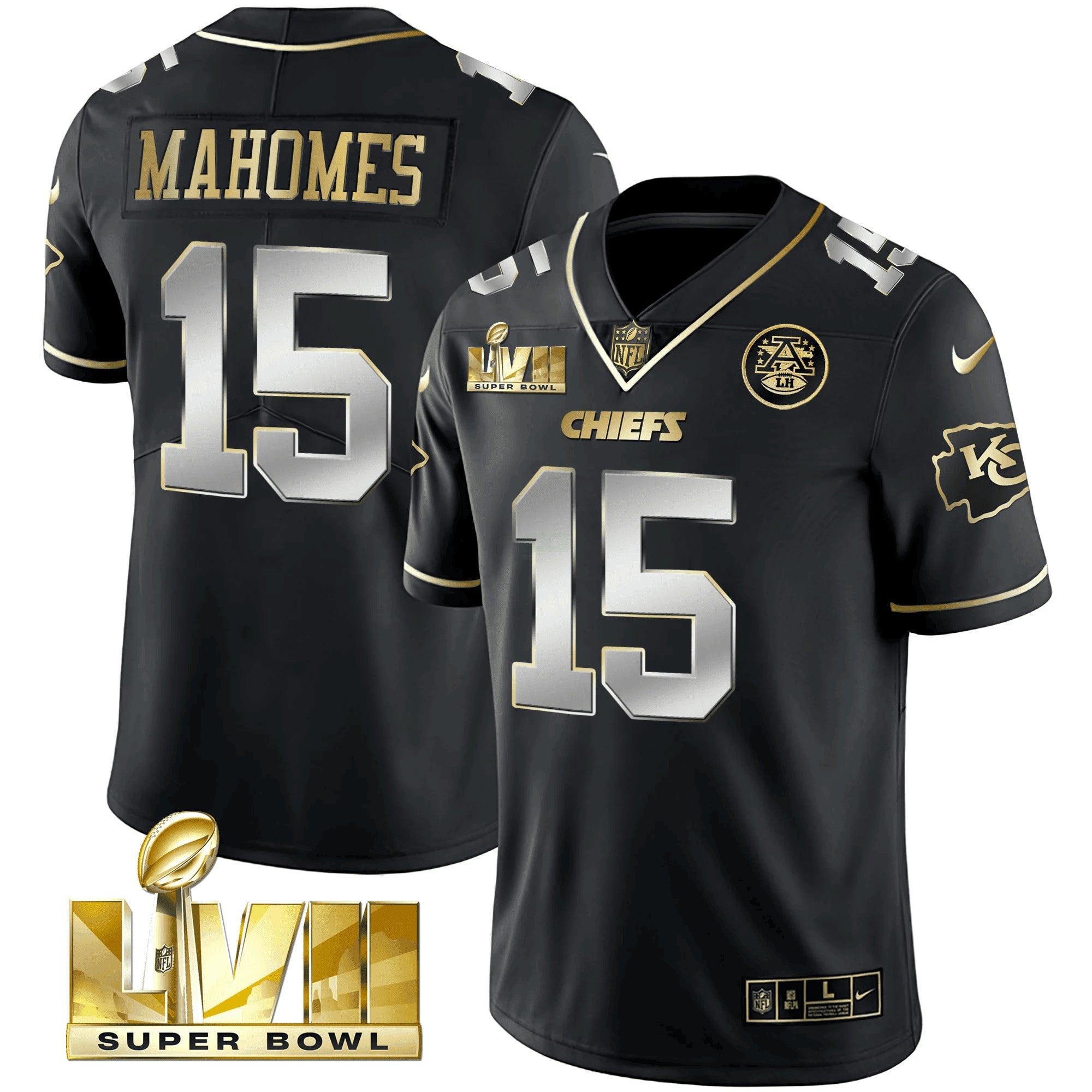 Camisa NFL Men’s Super Bowl LVII Dourada Trim Vapor V2 Jersey