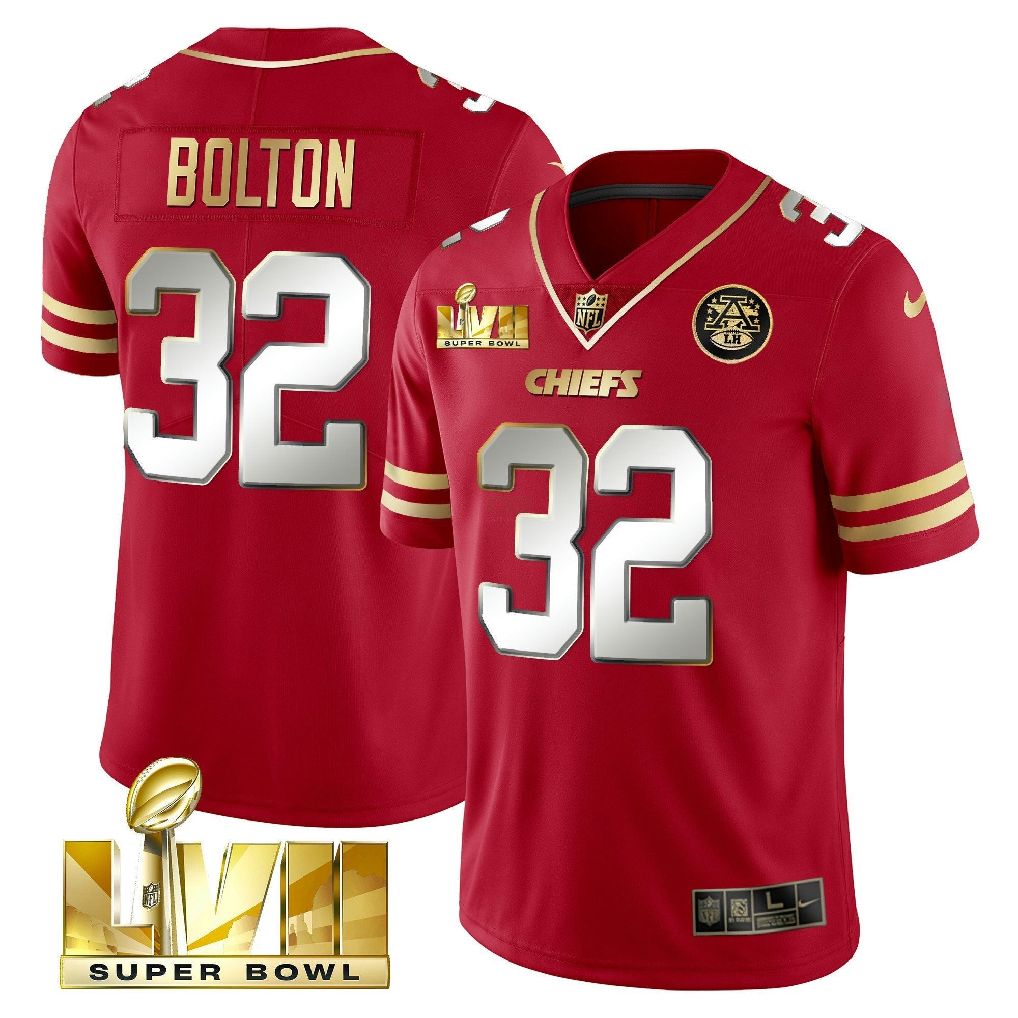 Camisa NFL Men’s Super Bowl LVII Dourada Vapor Limited Jersey
