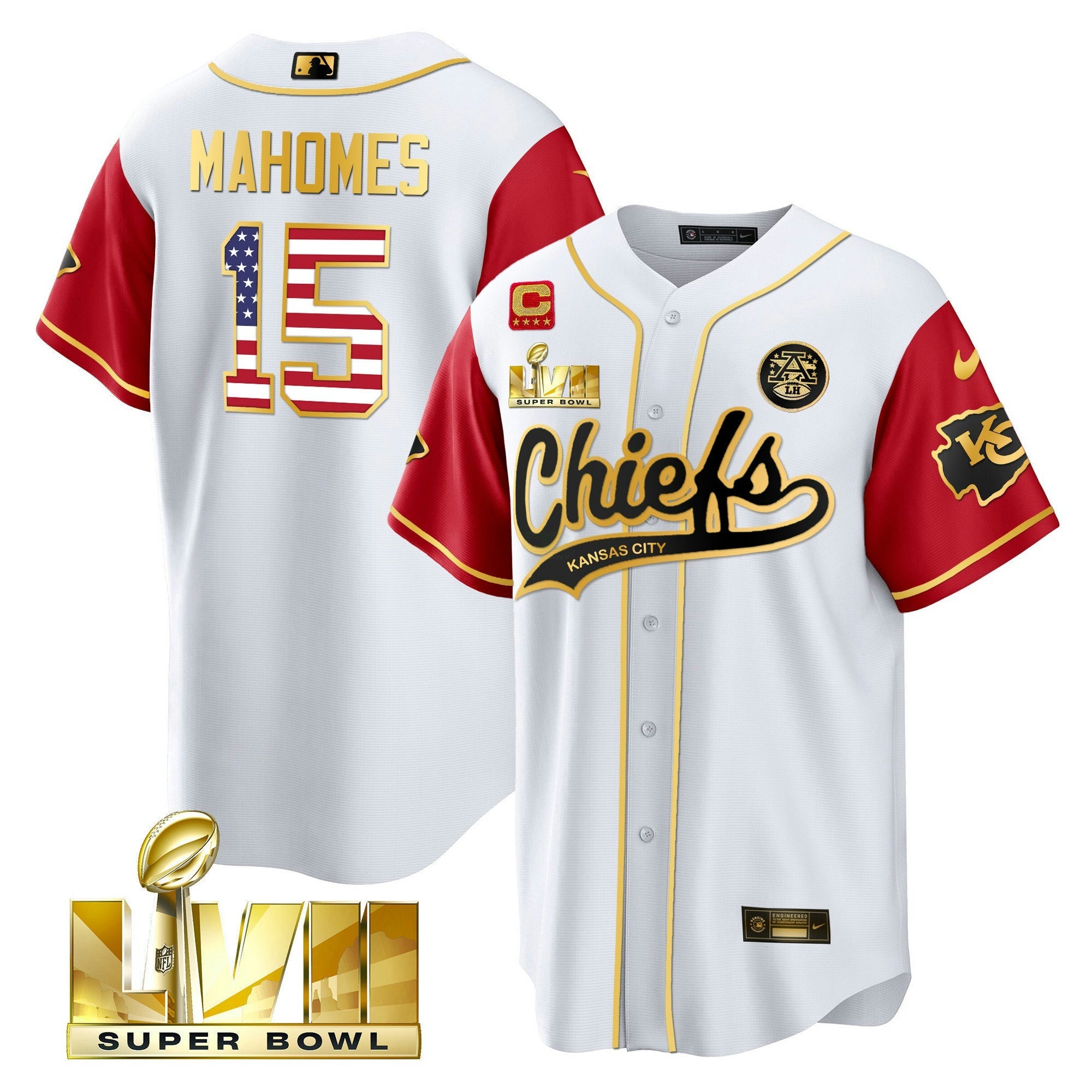 Camisa NFL Men’s Super Bowl LVII Flag Cool Base Jersey