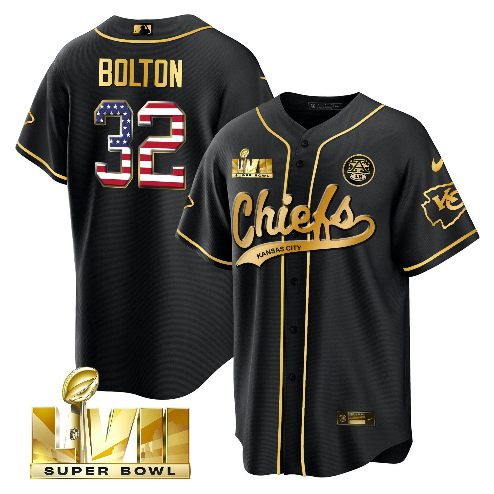 Camisa NFL Men’s Super Bowl LVII Flag Cool Base Jersey