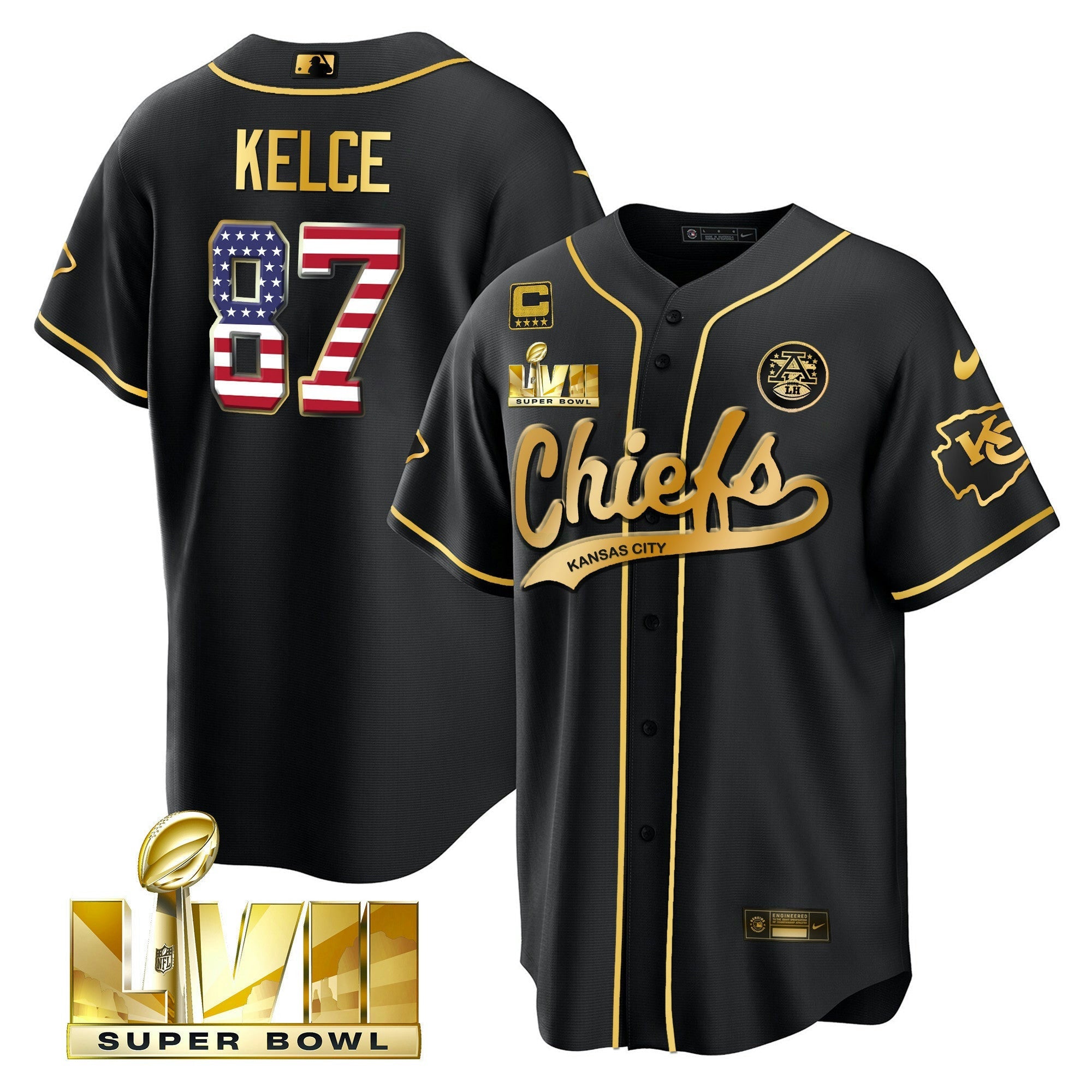 Camisa NFL Men’s Super Bowl LVII Flag Cool Base Jersey