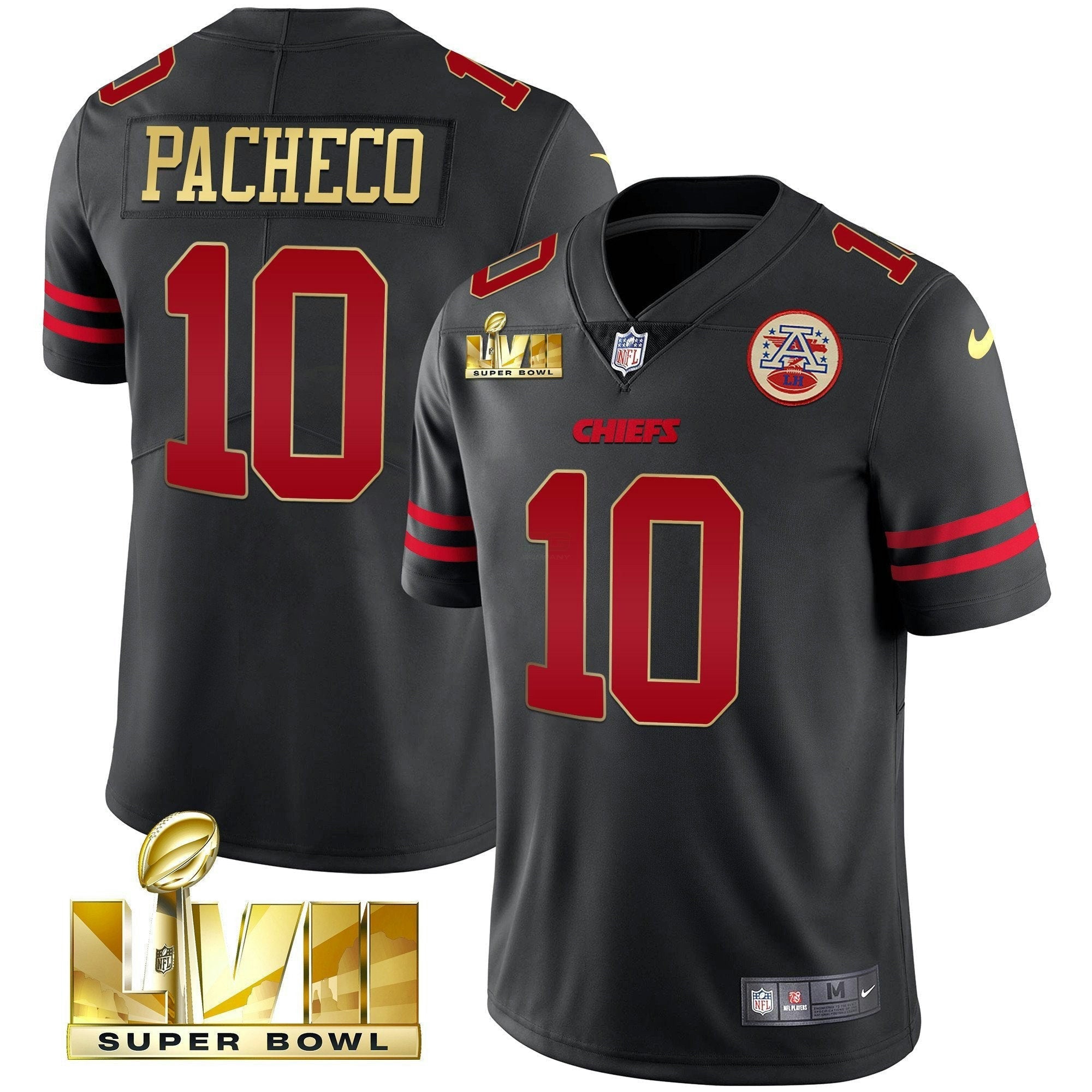 Camisa NFL Men’s Super Bowl LVII Vermelha Dourada Vapor Jersey