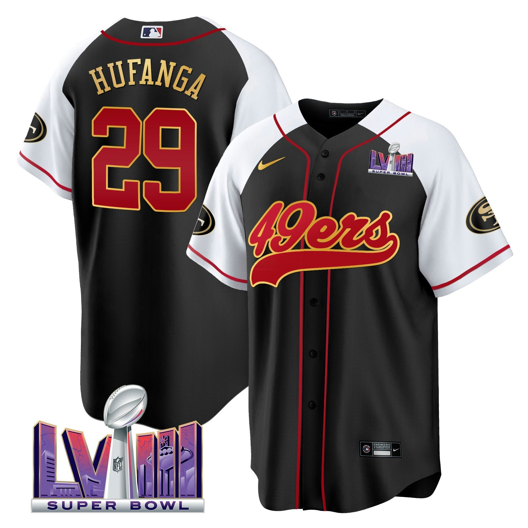Camisa NFL Men’s Super Bowl LVIII Patch Jersey