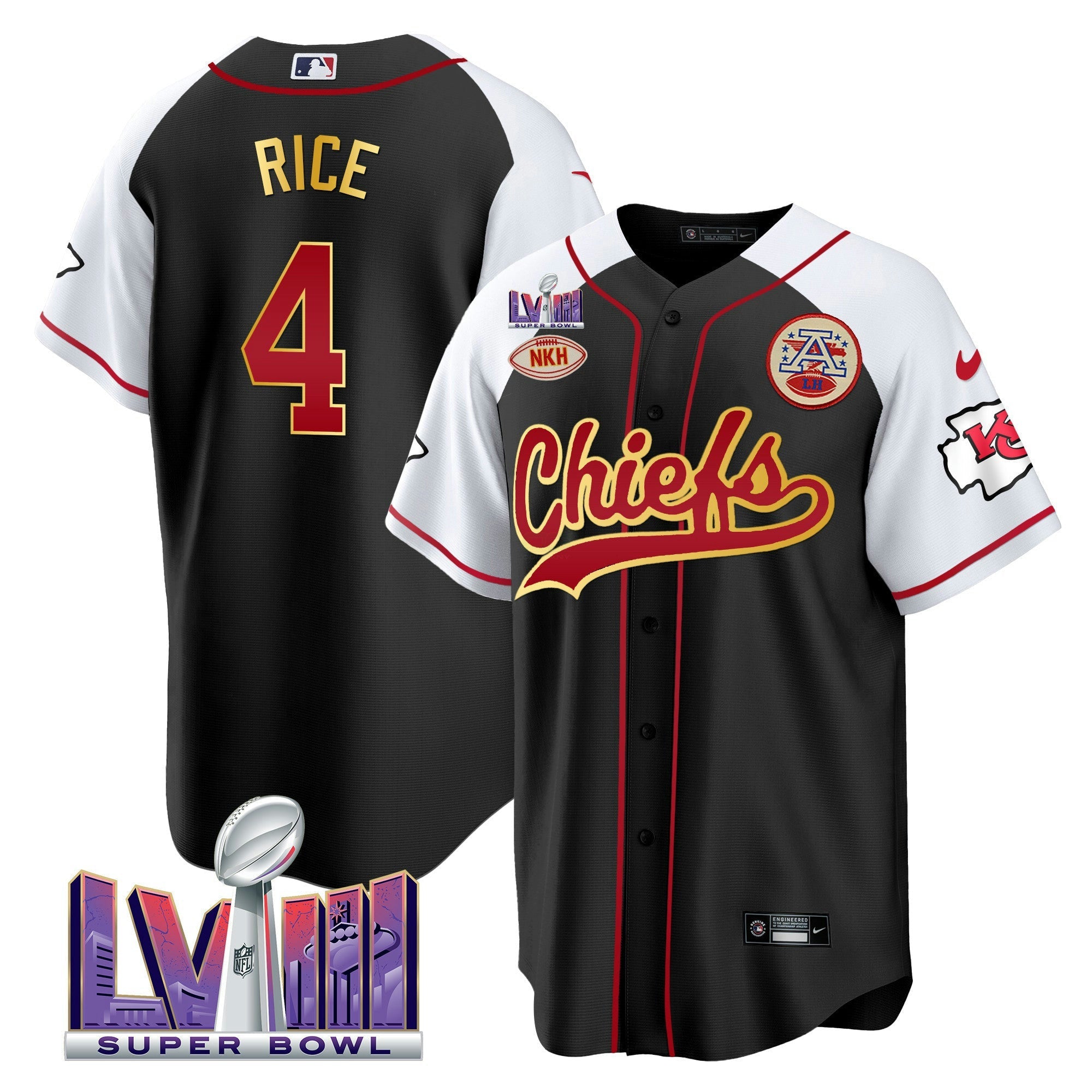 Camisa NFL Men’s Super Bowl LVIII Patch Jersey