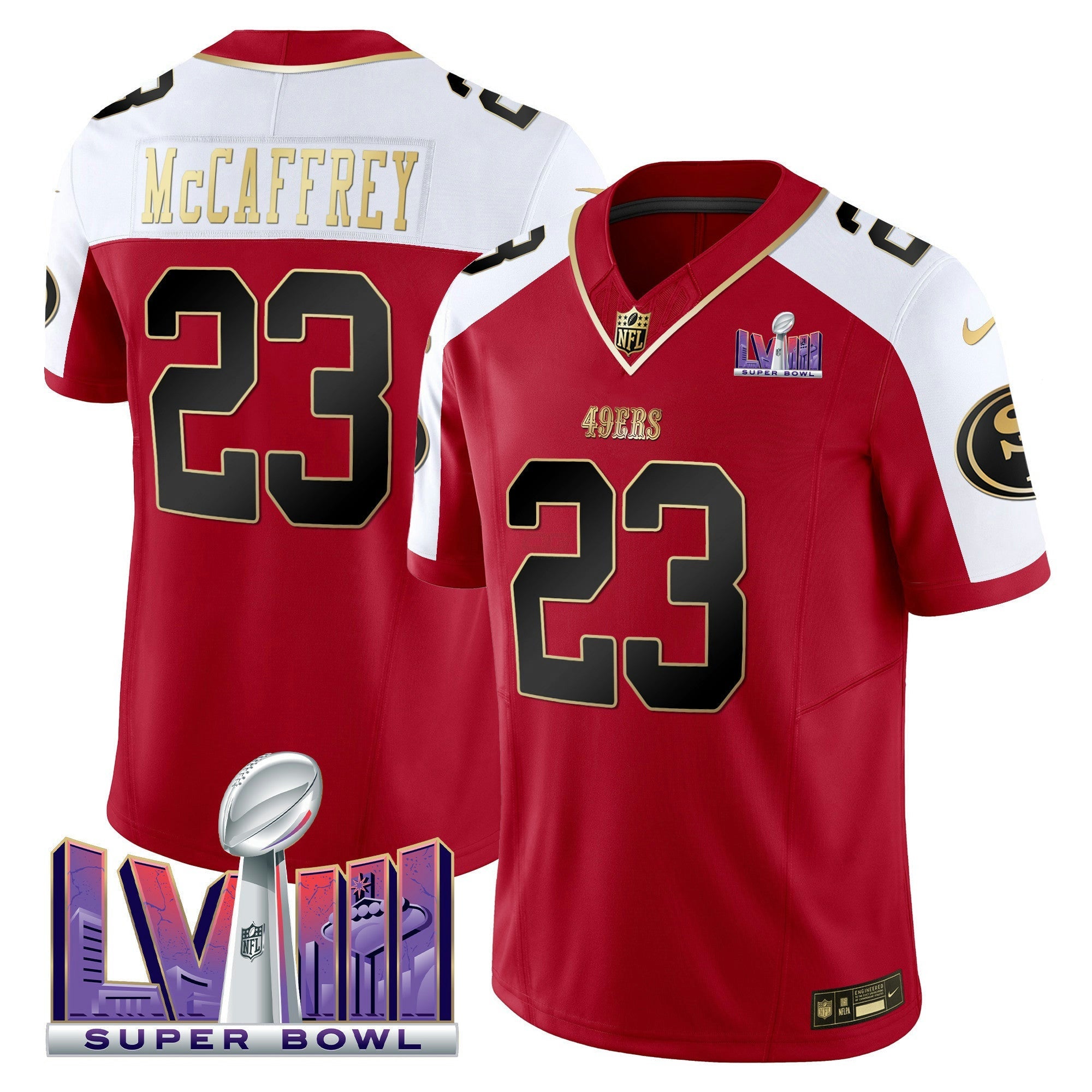 Camisa NFL Men’s Super Bowl LVIII Patch Vapor Jersey