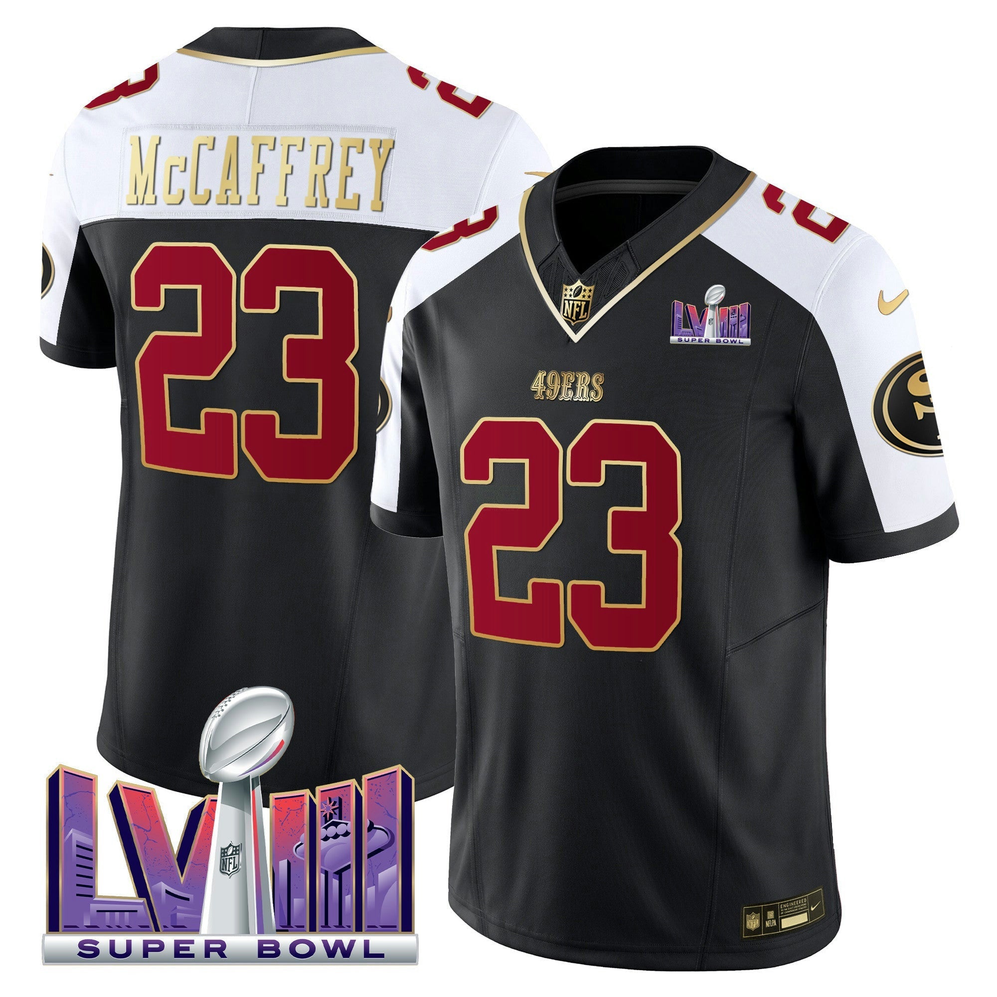 Camisa NFL Men’s Super Bowl LVIII Patch Vapor Jersey