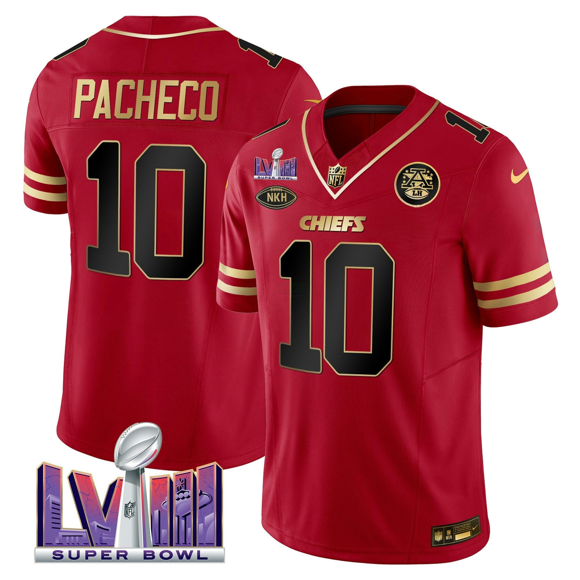 Camisa NFL Men’s Super Bowl LVIII Patch Vapor Jersey V2