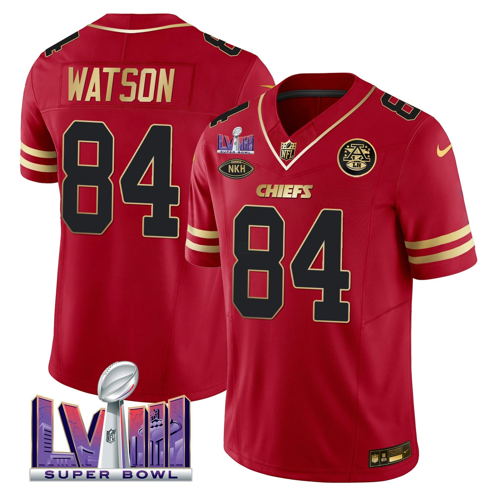 Camisa NFL Men’s Super Bowl LVIII Patch Vapor Jersey V2