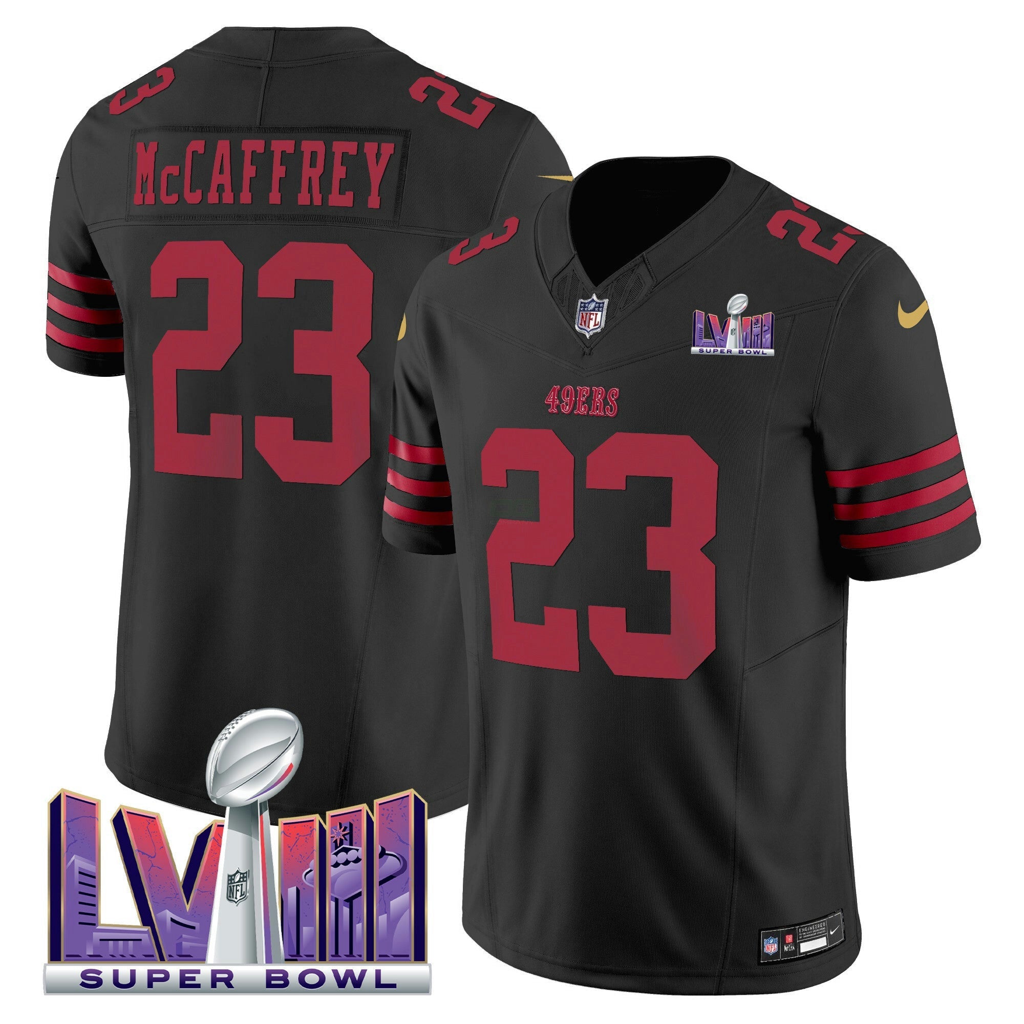 Camisa NFL Men’s Super Bowl LVIII Patch Vapor Limited Jersey