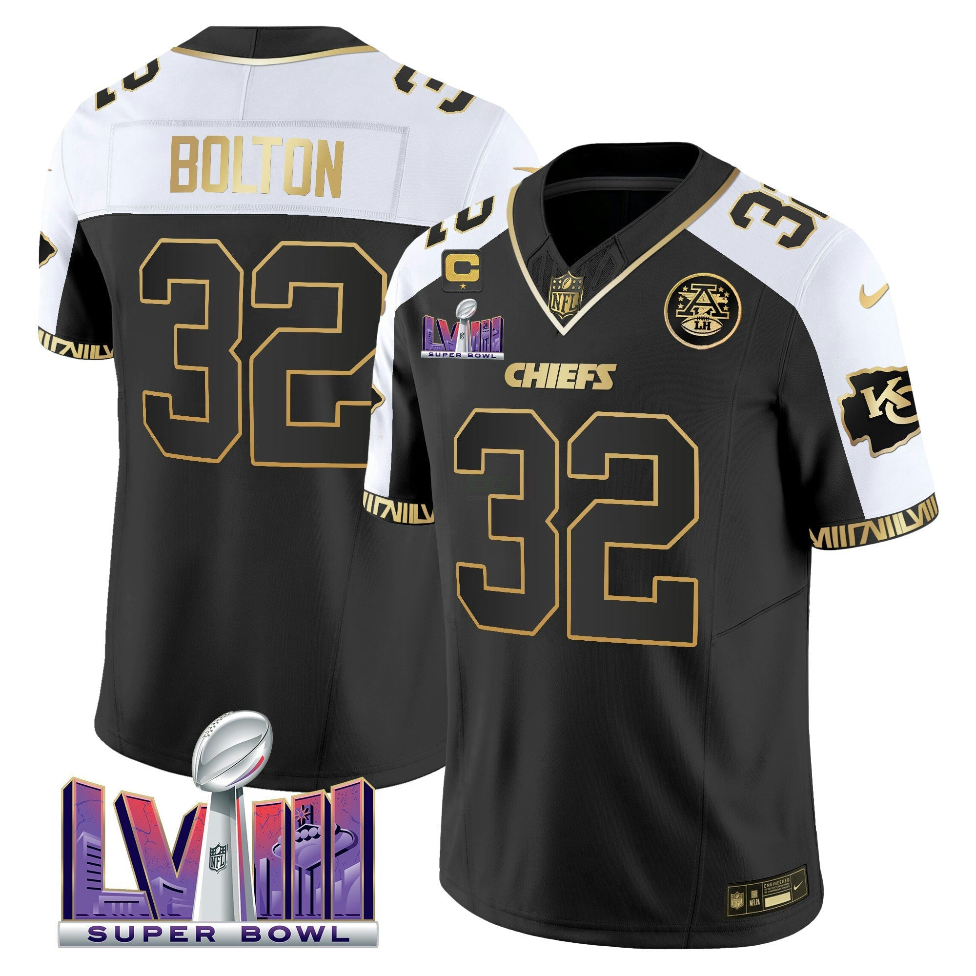 Camisa NFL Men’s Super Bowl LVIII Pattern Vapor Jersey