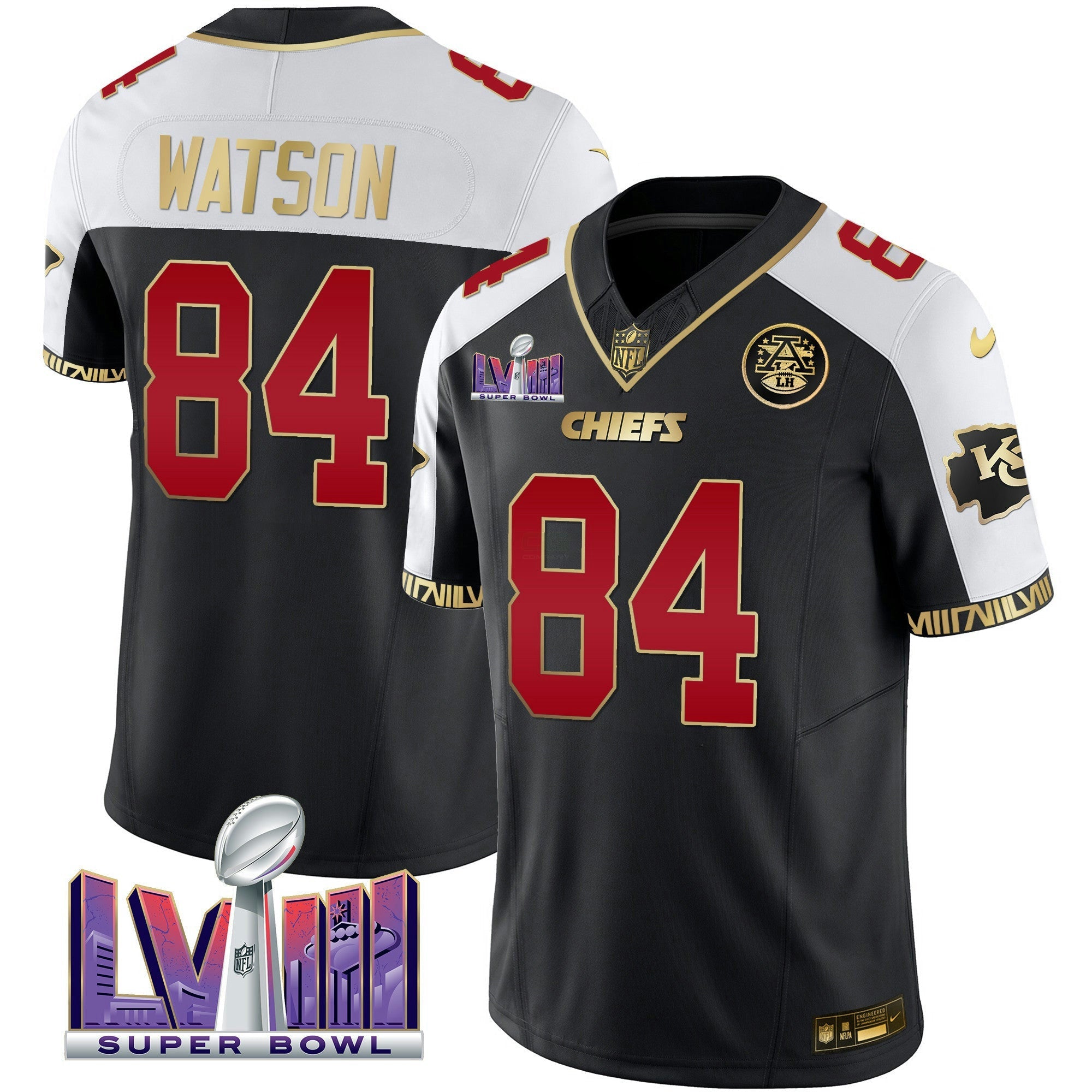 Camisa NFL Men’s Super Bowl LVIII Pattern Vapor Jersey V2