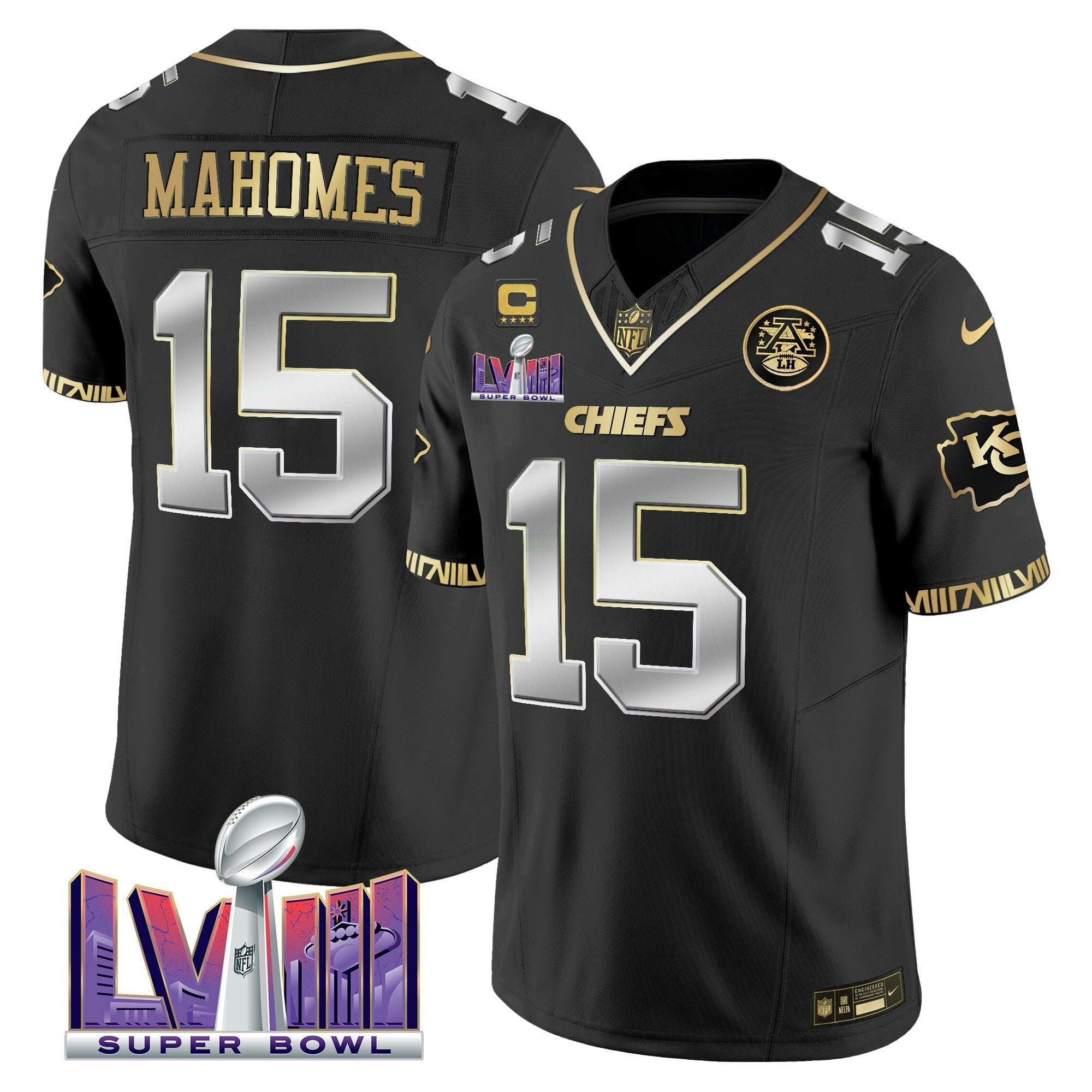 Camisa NFL Men’s Super Bowl LVIII Pattern Vapor Jersey V2