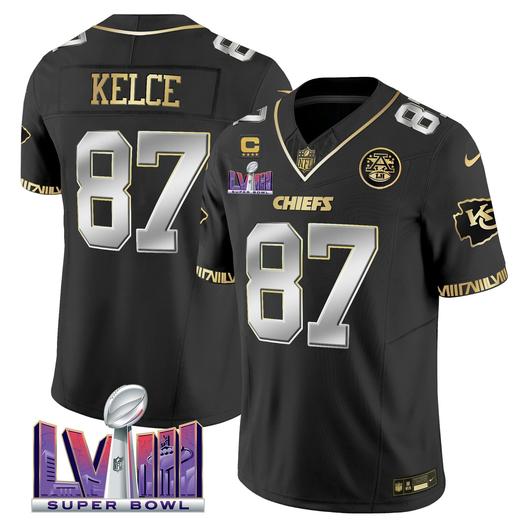 Camisa NFL Men’s Super Bowl LVIII Pattern Vapor Jersey V2