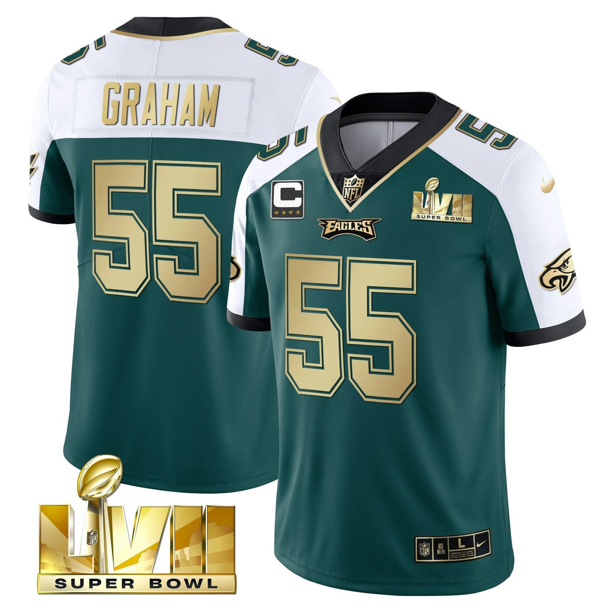 Camisa NFL Men’s Super Bowl Vapor Dourada Jersey