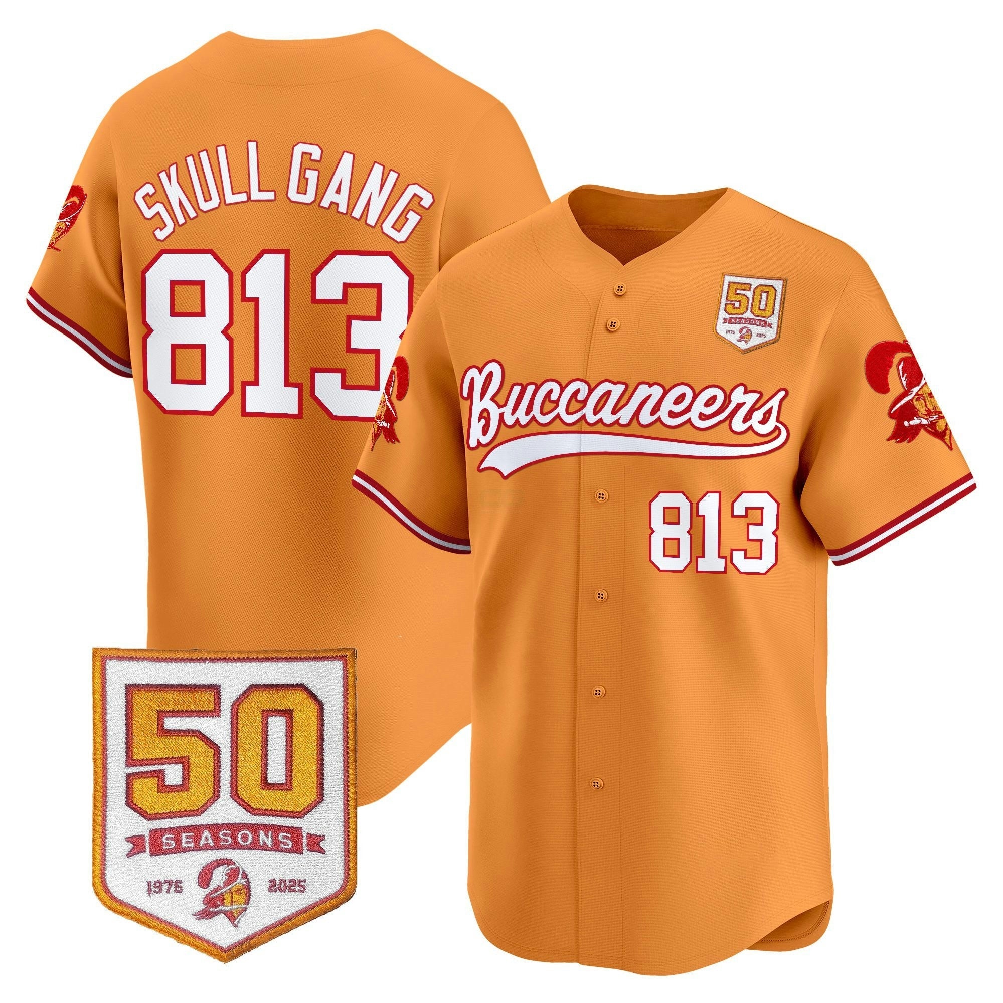 Camisa NFL Men’s Tampa Bay 50th Season Patch Vapor Jersey