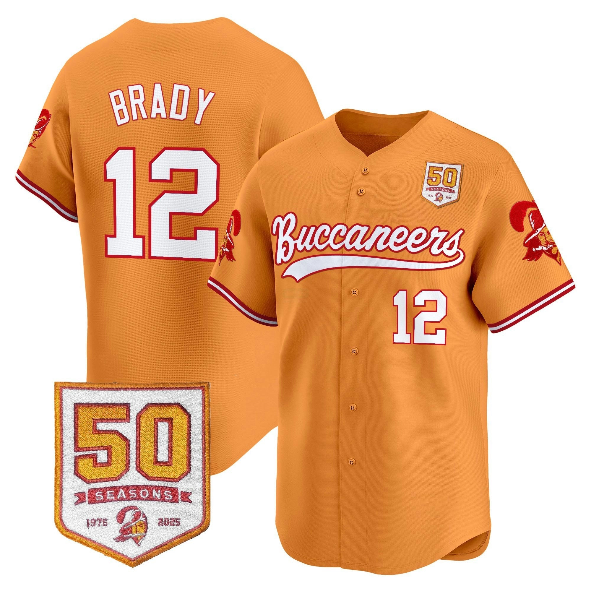 Camisa NFL Men’s Tampa Bay 50th Season Patch Vapor Jersey