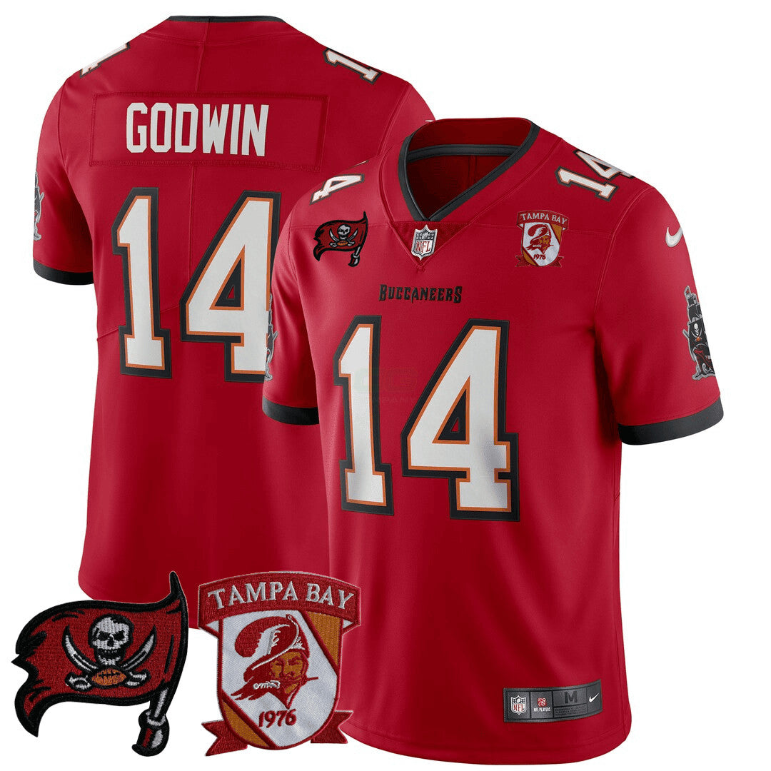 Camisa NFL Men’s Tampa Bay Logo Patch Jersey