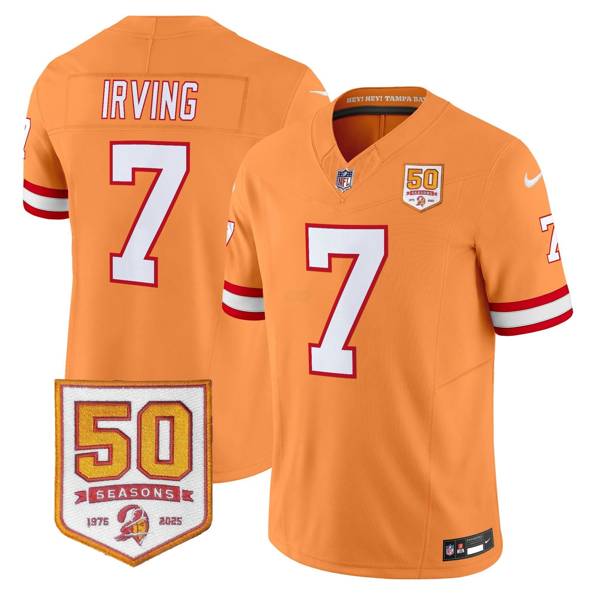 Camisa NFL Men’s Tampa Bay Throwback 50th Season Patch Vapor Limited Jersey