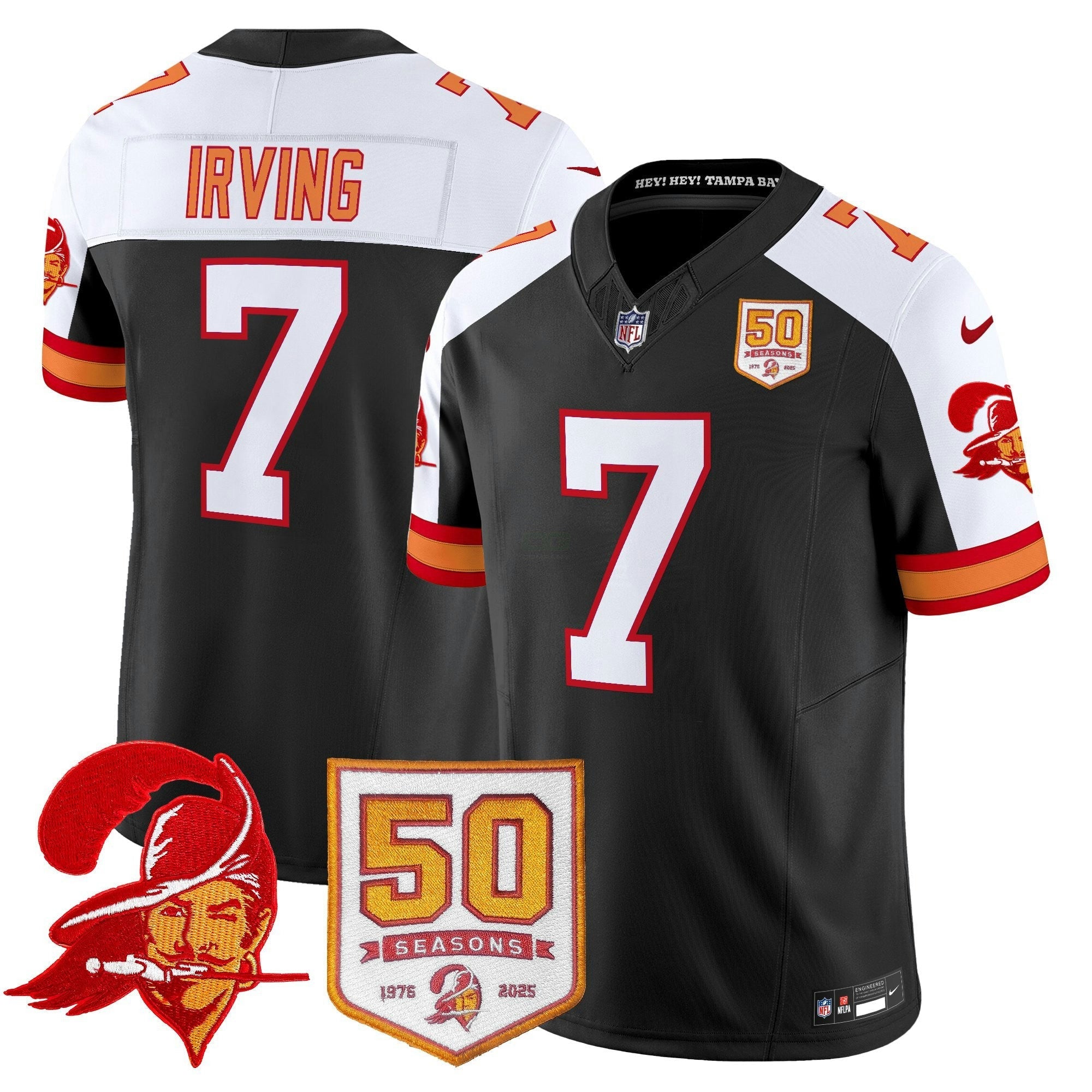 Camisa NFL Men’s Tampa Bay Throwback 50th Season Patch Vapor Limited Jersey
