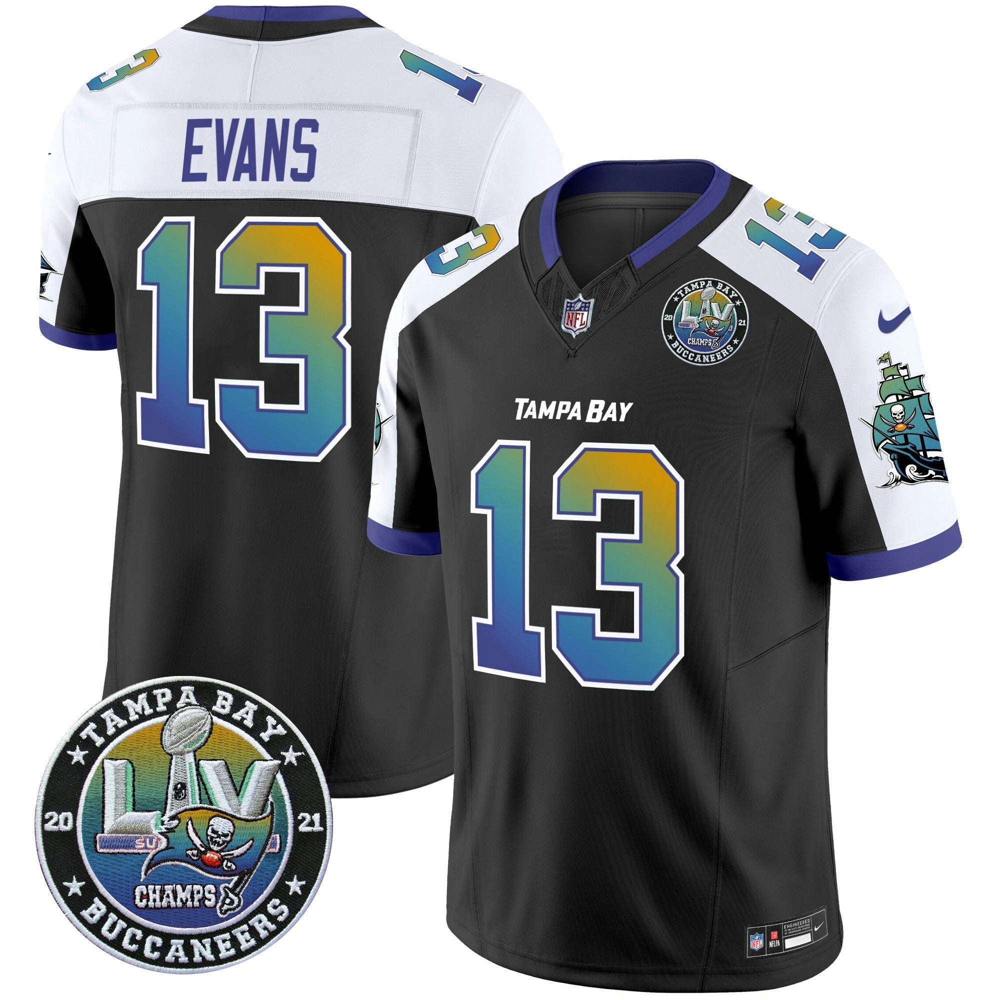 Camisa NFL Men’s “Tampa City” Super Bowl LIV Patch Vapor Limited Jersey