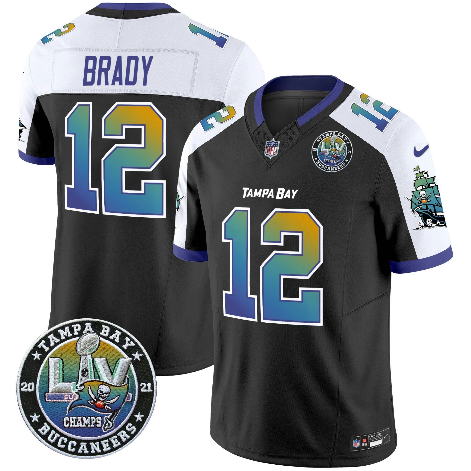 Camisa NFL Men’s “Tampa City” Super Bowl LIV Patch Vapor Limited Jersey