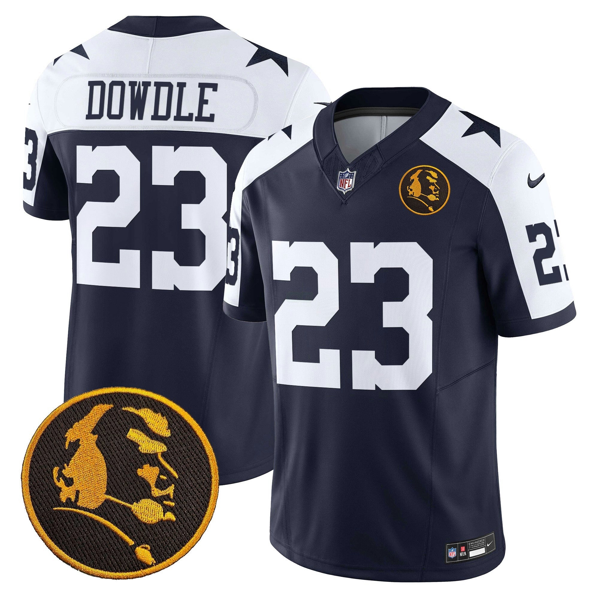 Camisa NFL Men’s Texas & John Madden Patch Vapor Limited Jersey V2