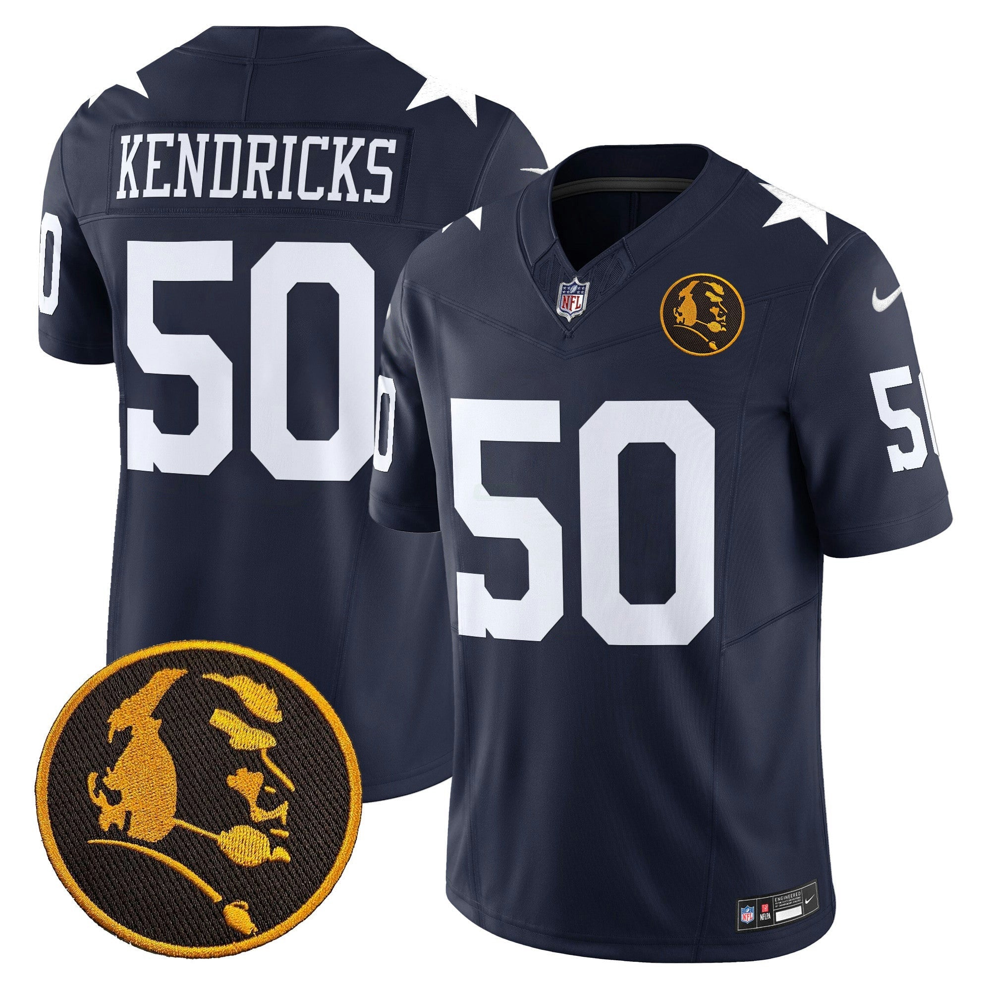 Camisa NFL Men’s Texas & John Madden Patch Vapor Limited Jersey V2
