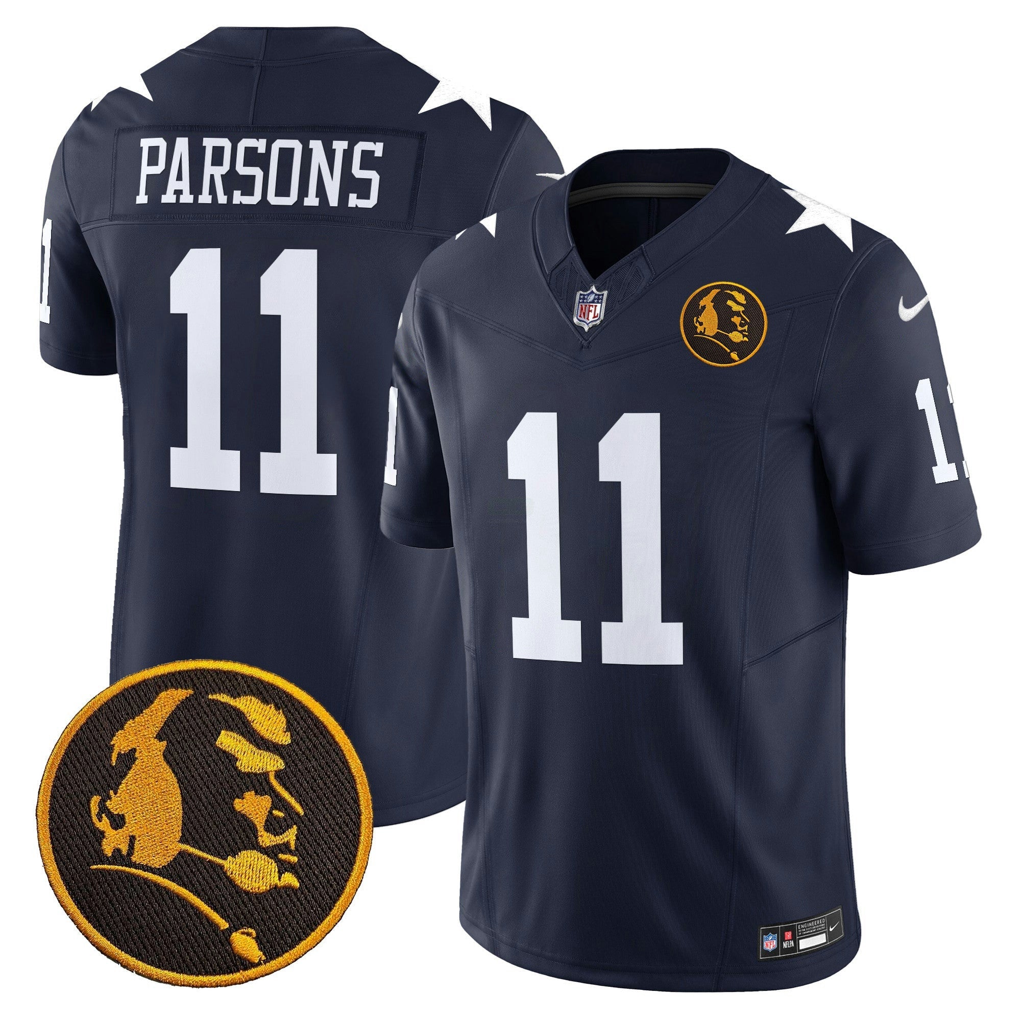 Camisa NFL Men’s Texas & John Madden Patch Vapor Limited Jersey V2