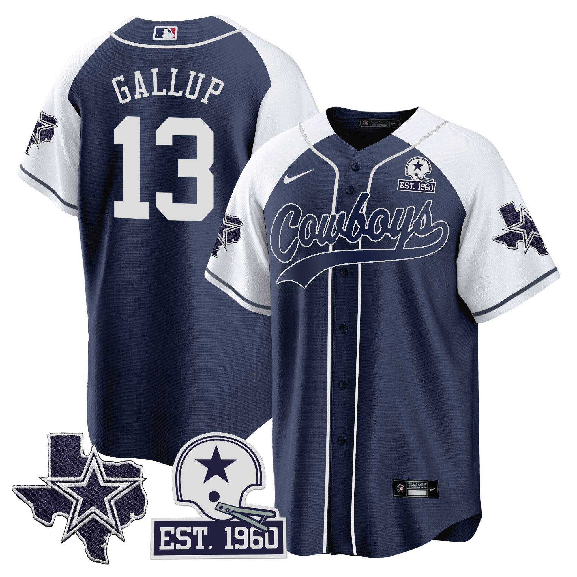 Camisa NFL Men’s Texas Patch Jersey