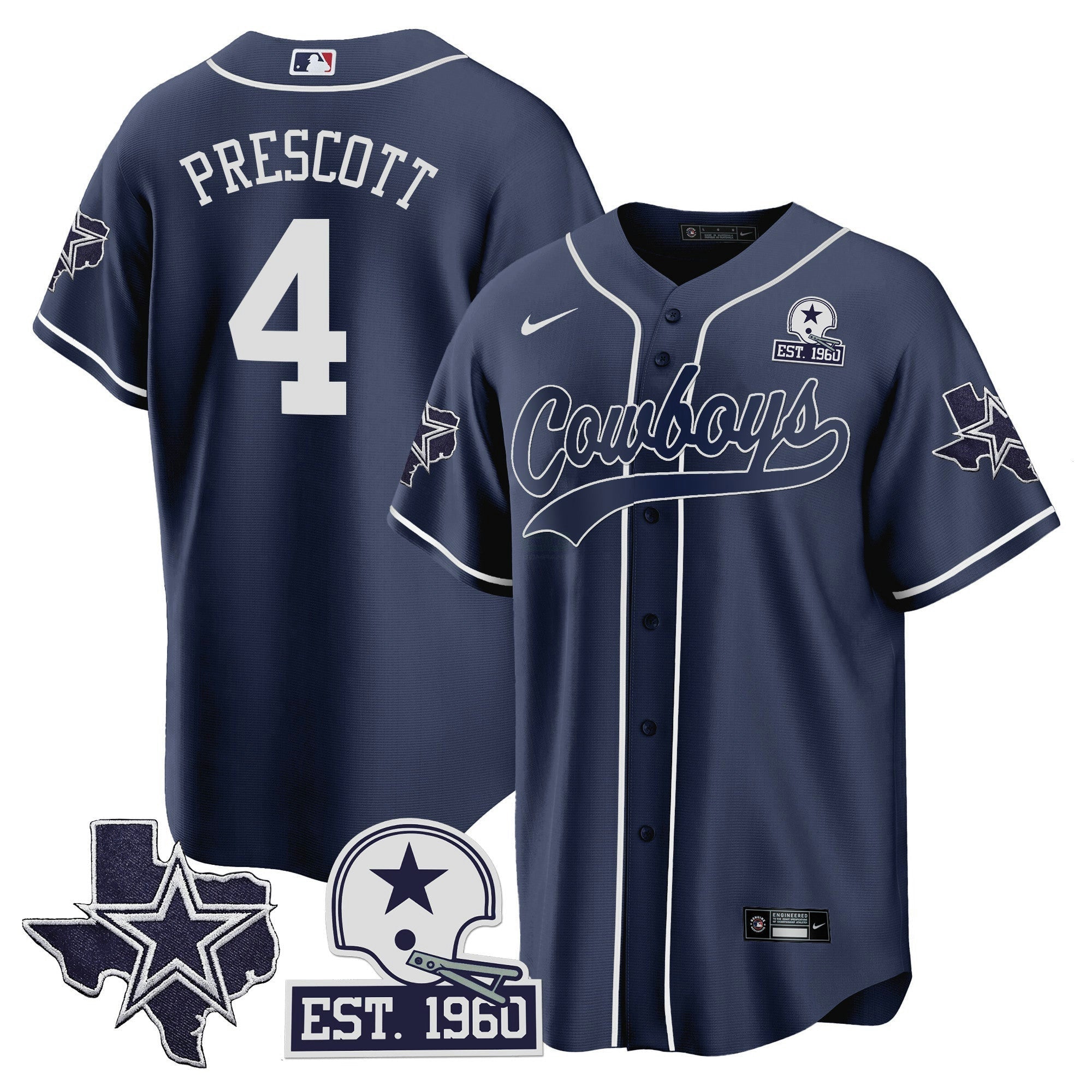 Camisa NFL Men’s Texas Patch Jersey