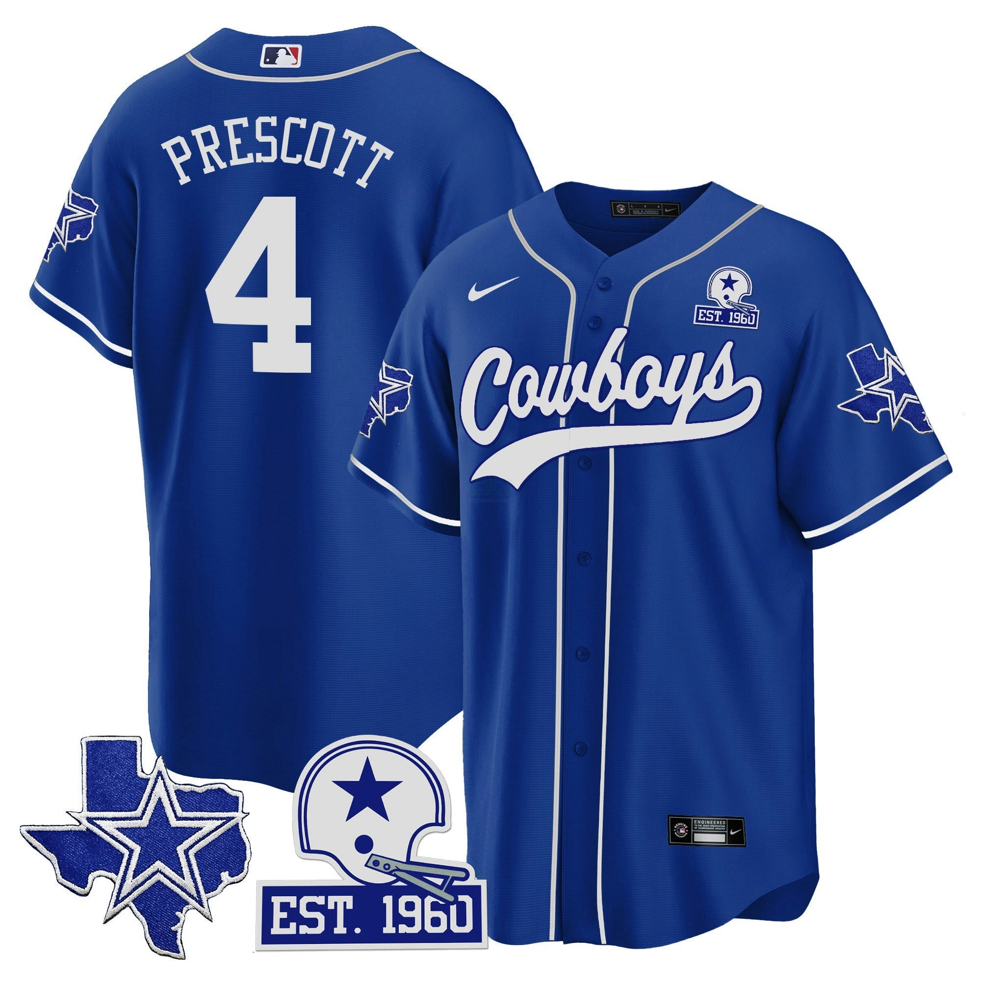 Camisa NFL Men’s Texas Patch Jersey