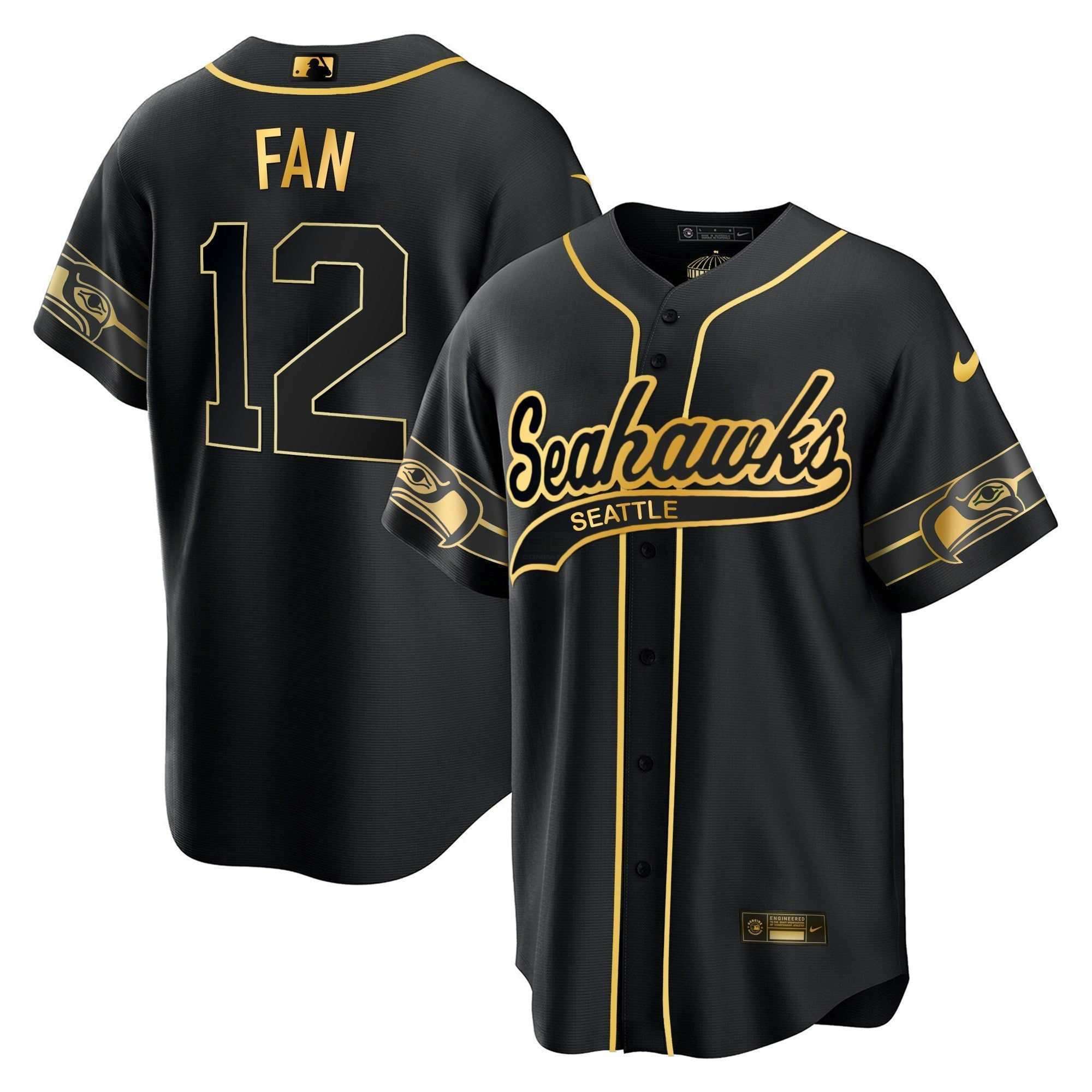 Camisa NFL Men’s Throwback & Dourada Cool Base Jersey