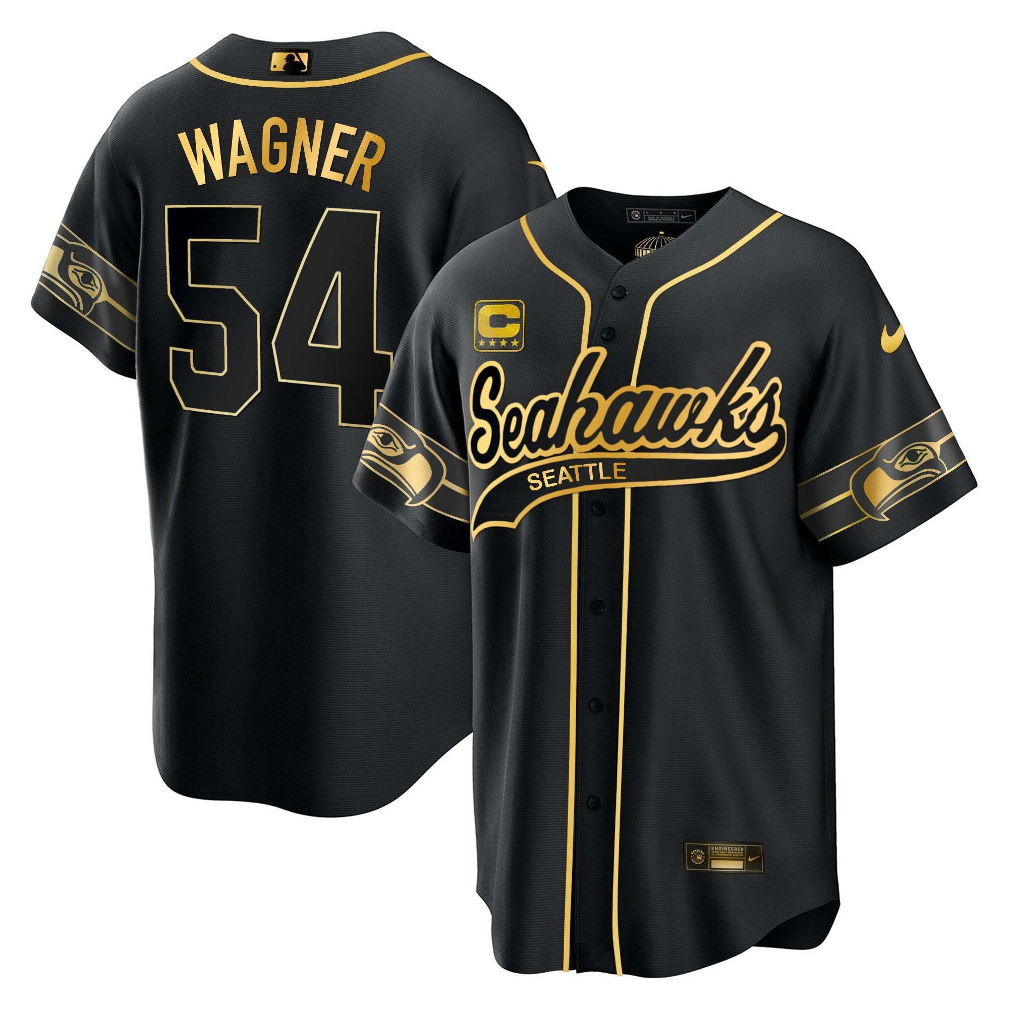 Camisa NFL Men’s Throwback & Dourada Cool Base Jersey