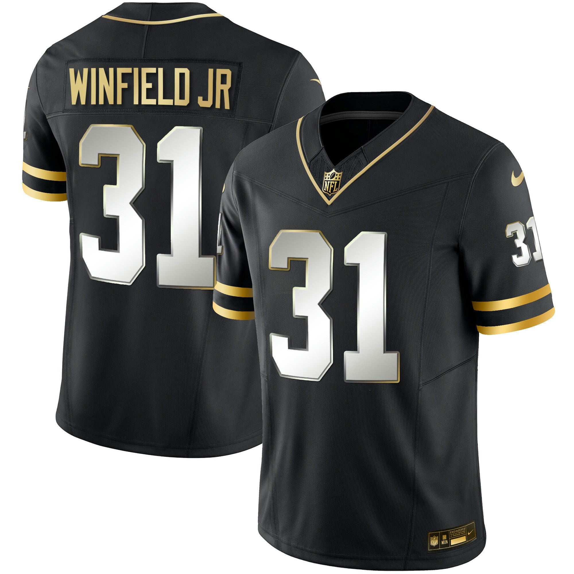 Camisa NFL Men’s Throwback & Dourada Limited Jersey