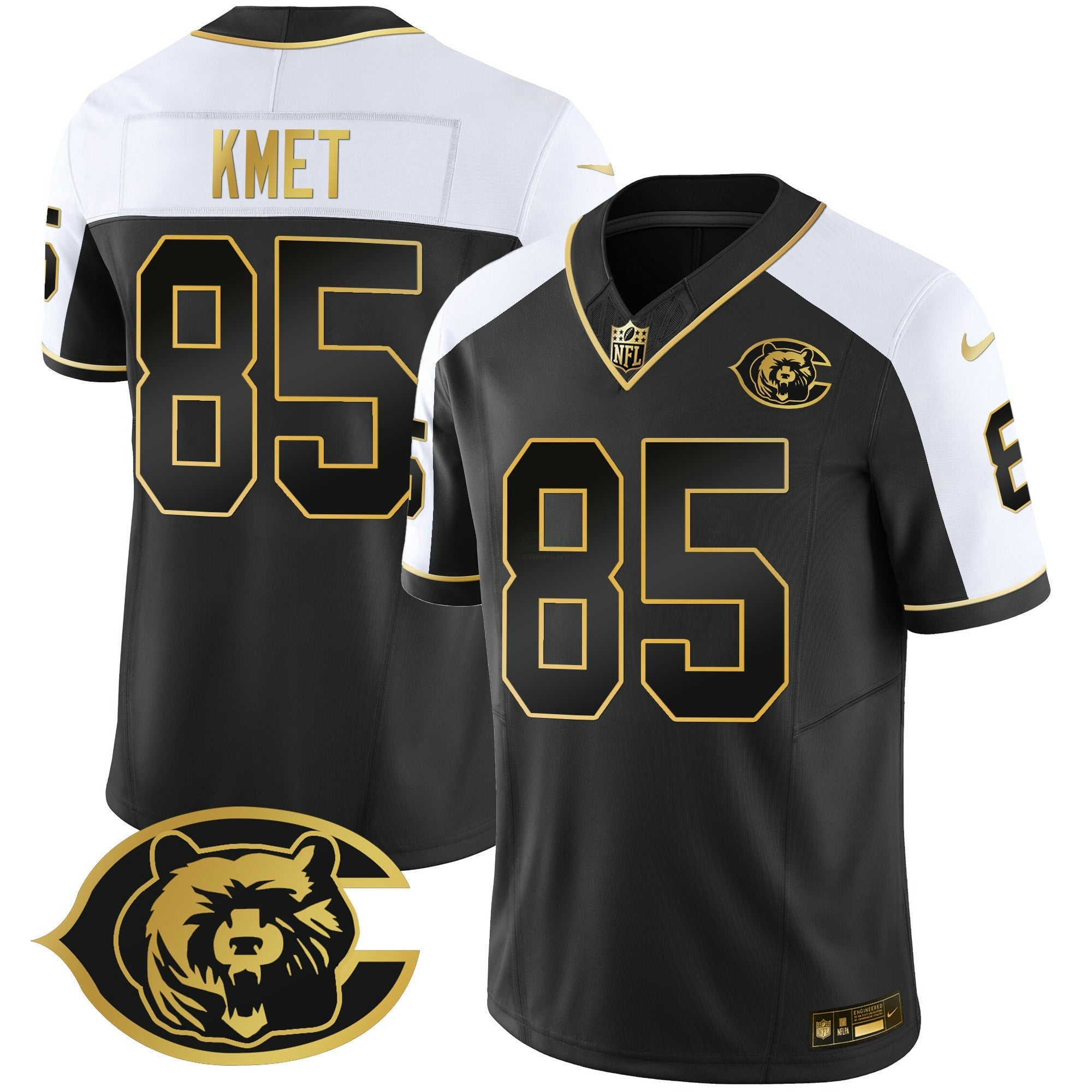 Camisa NFL Men’s Throwback Dourada Vapor Jersey