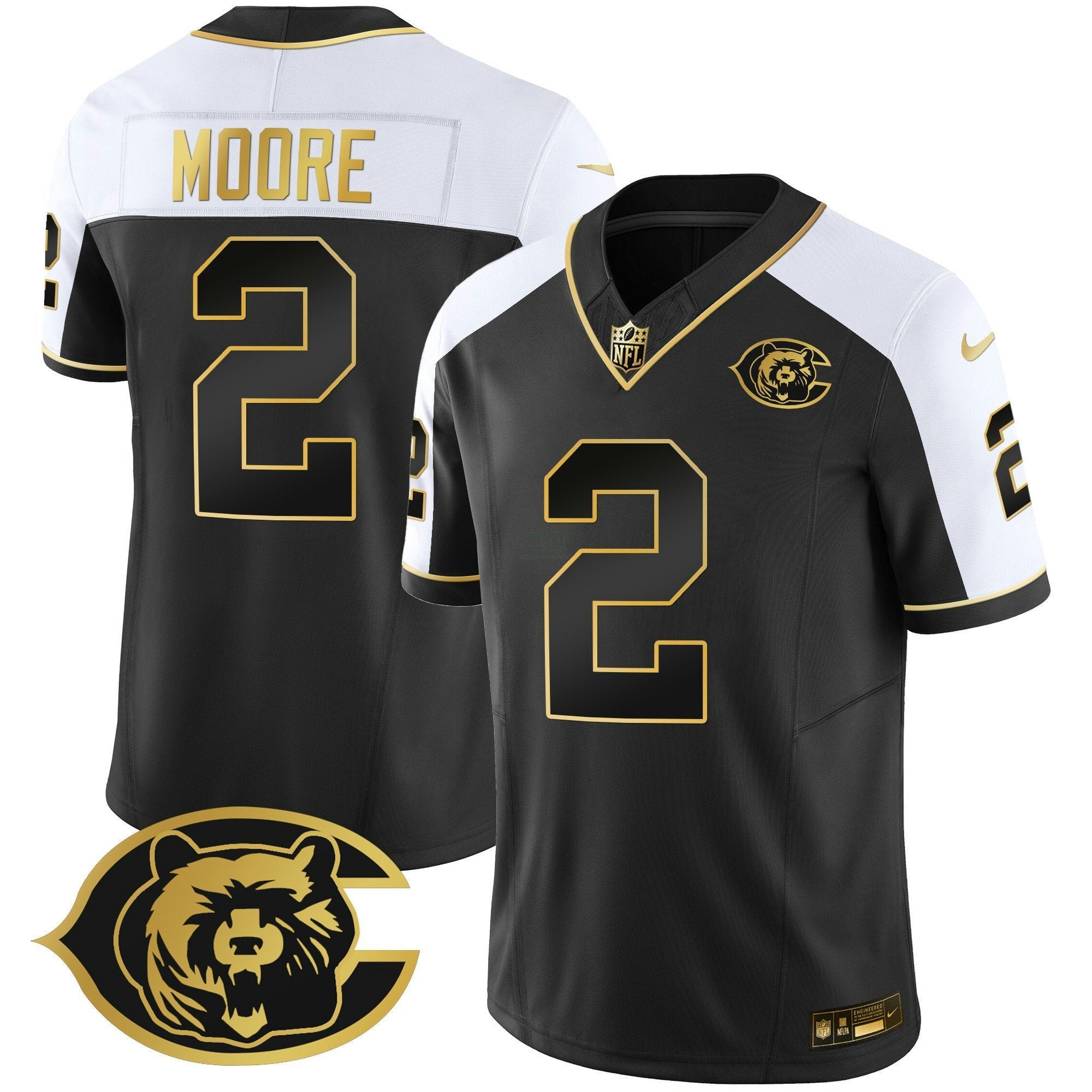 Camisa NFL Men’s Throwback Dourada Vapor Jersey