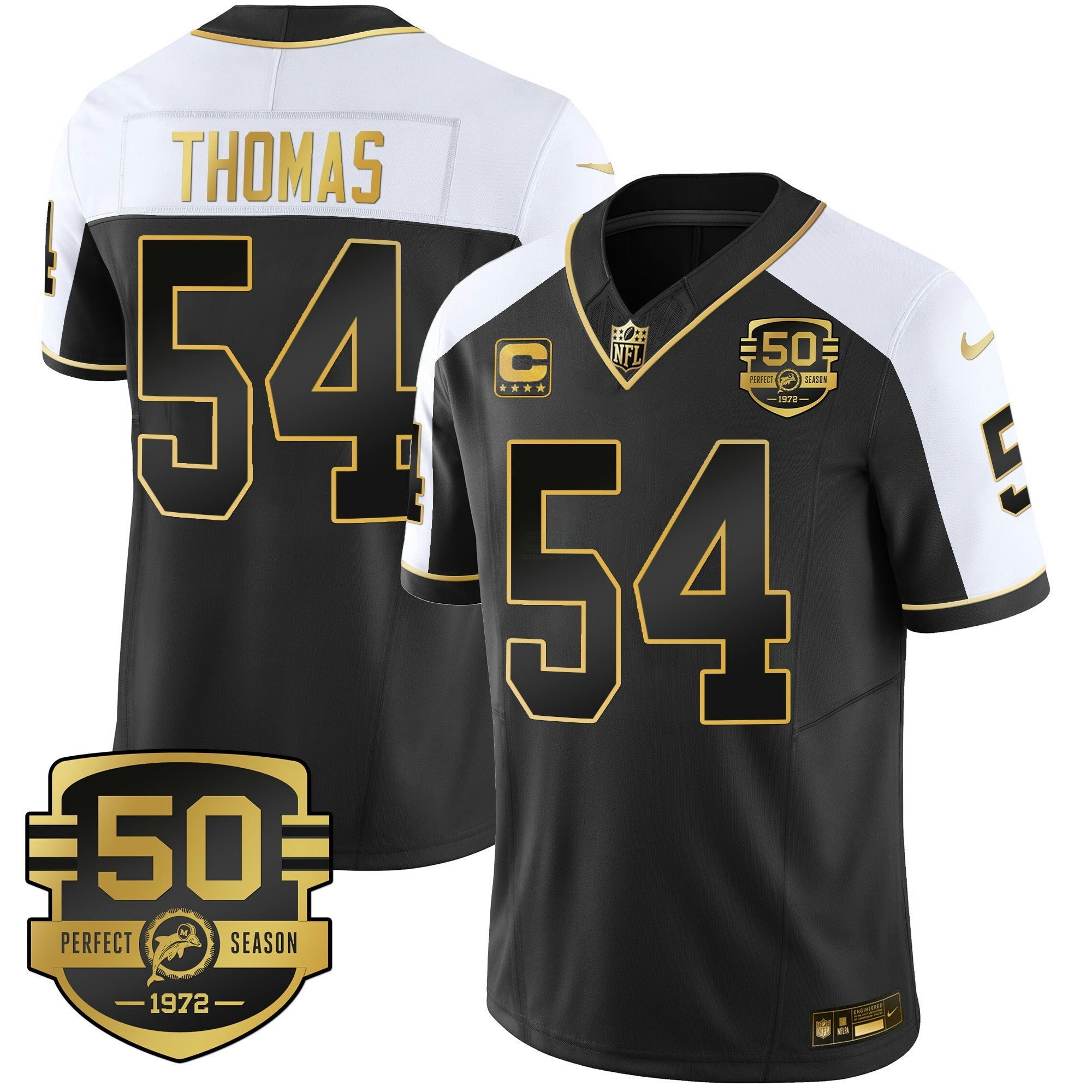 Camisa NFL Men’s Throwback Dourada Vapor Jersey