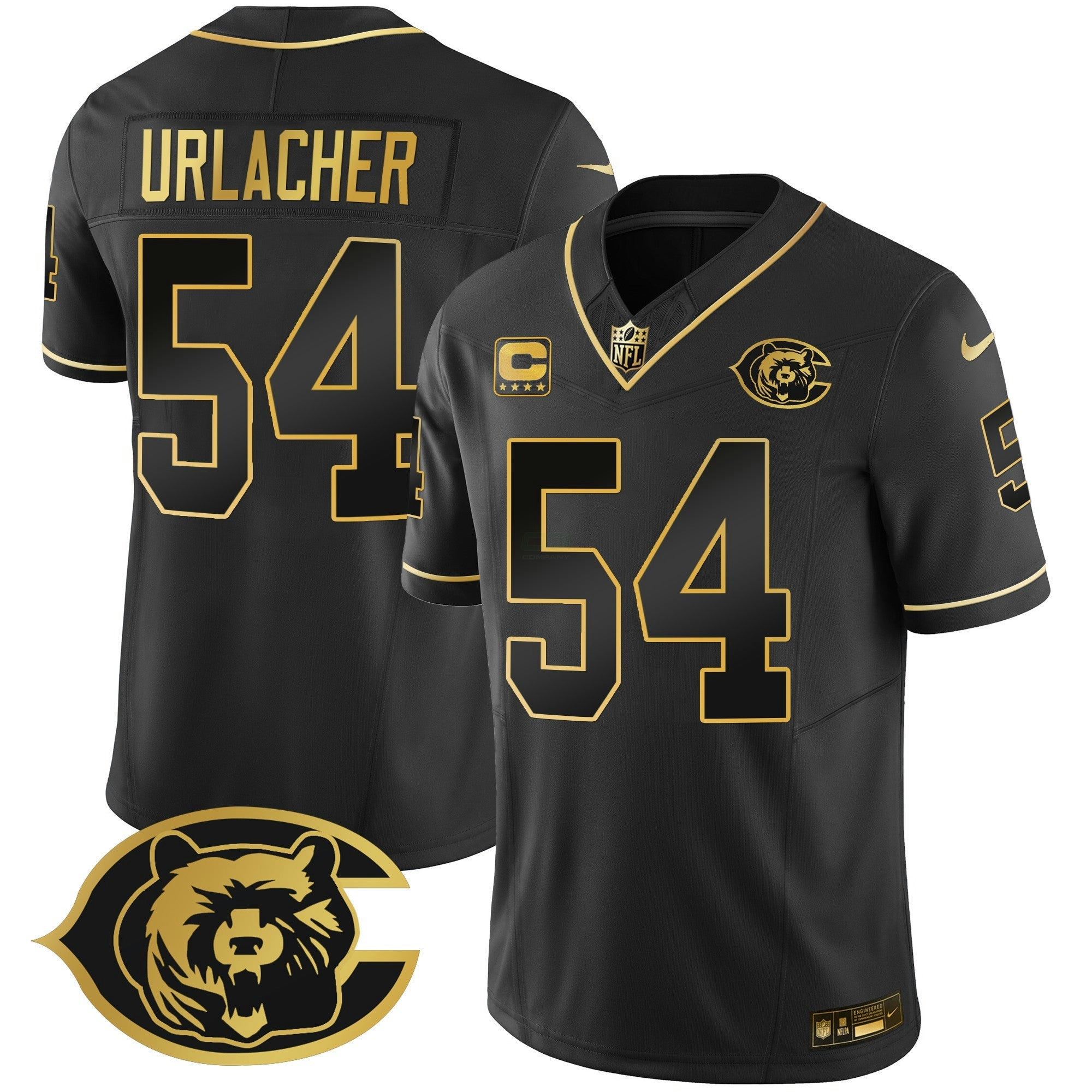 Camisa NFL Men’s Throwback Dourada Vapor Jersey