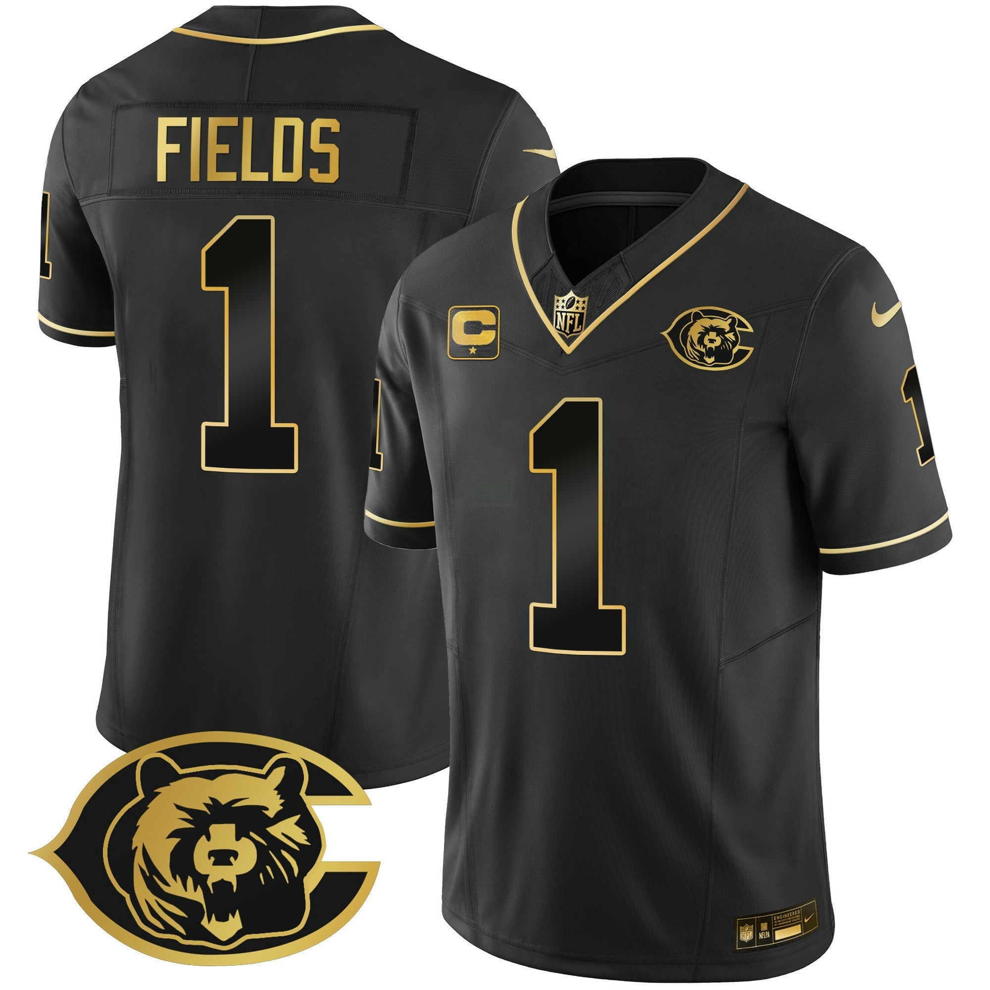 Camisa NFL Men’s Throwback Dourada Vapor Jersey